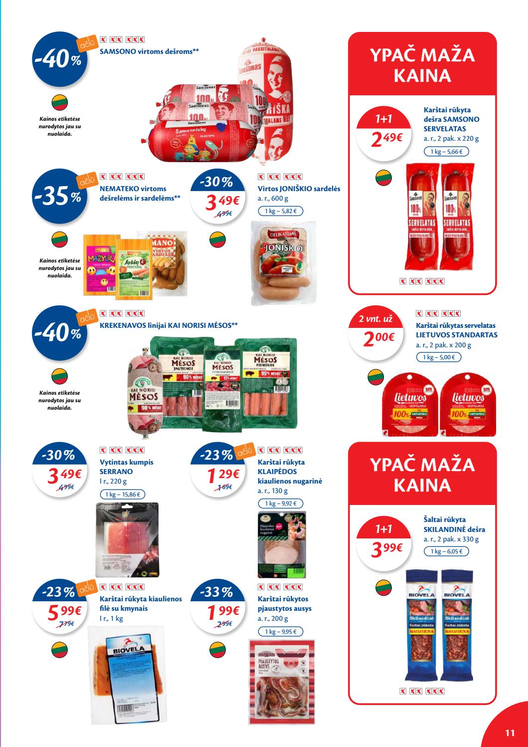 Maxima kaininis leidinys akcijos nuo 
  2021-08-10 iki 
  2021-08-16 | Leidinukas.lt puslapis 11