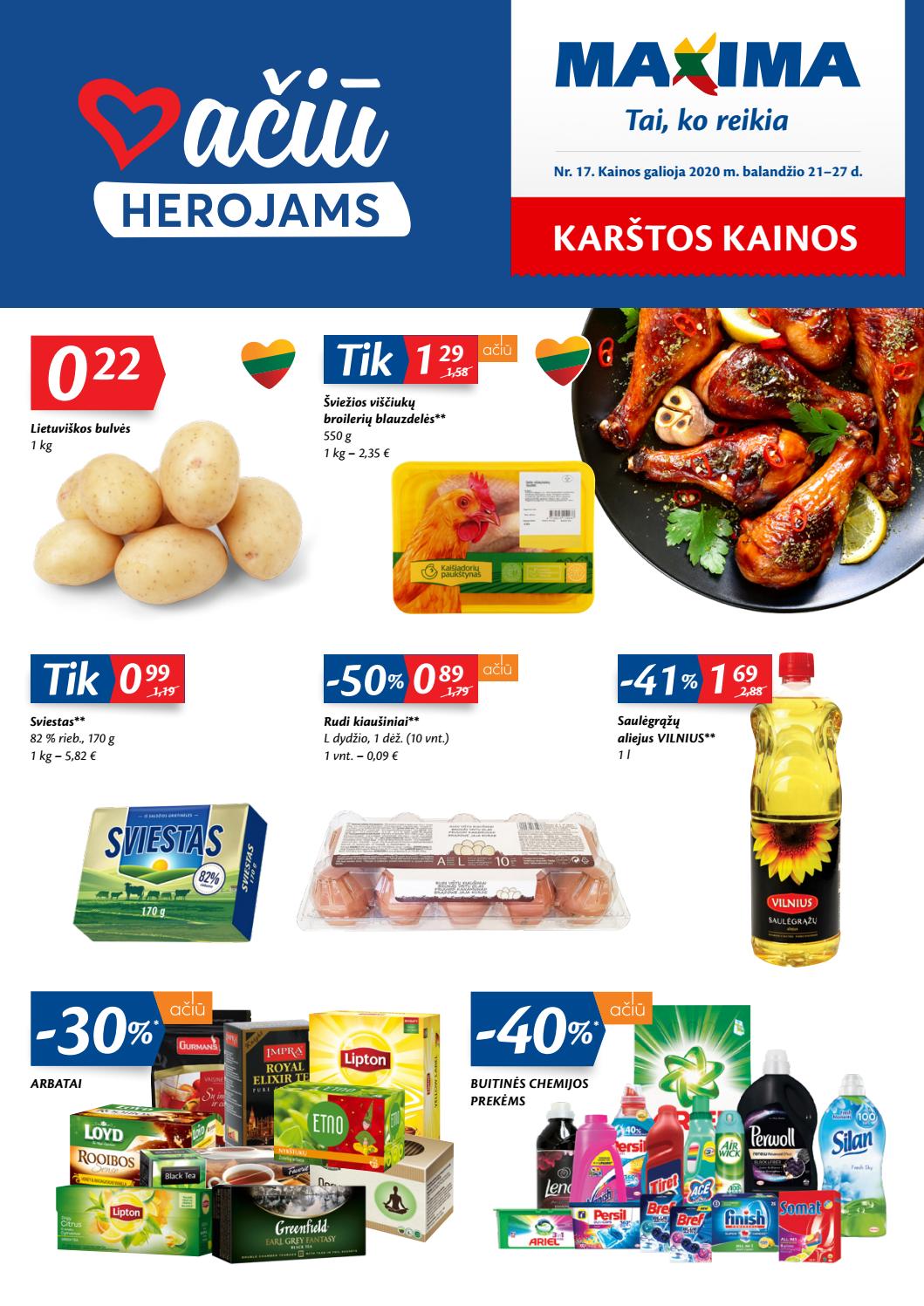 Maxima kaininis leidinys akcijos nuo 
  2020-04-21 iki 
  2020-04-27 | Leidinukas.lt puslapis 1