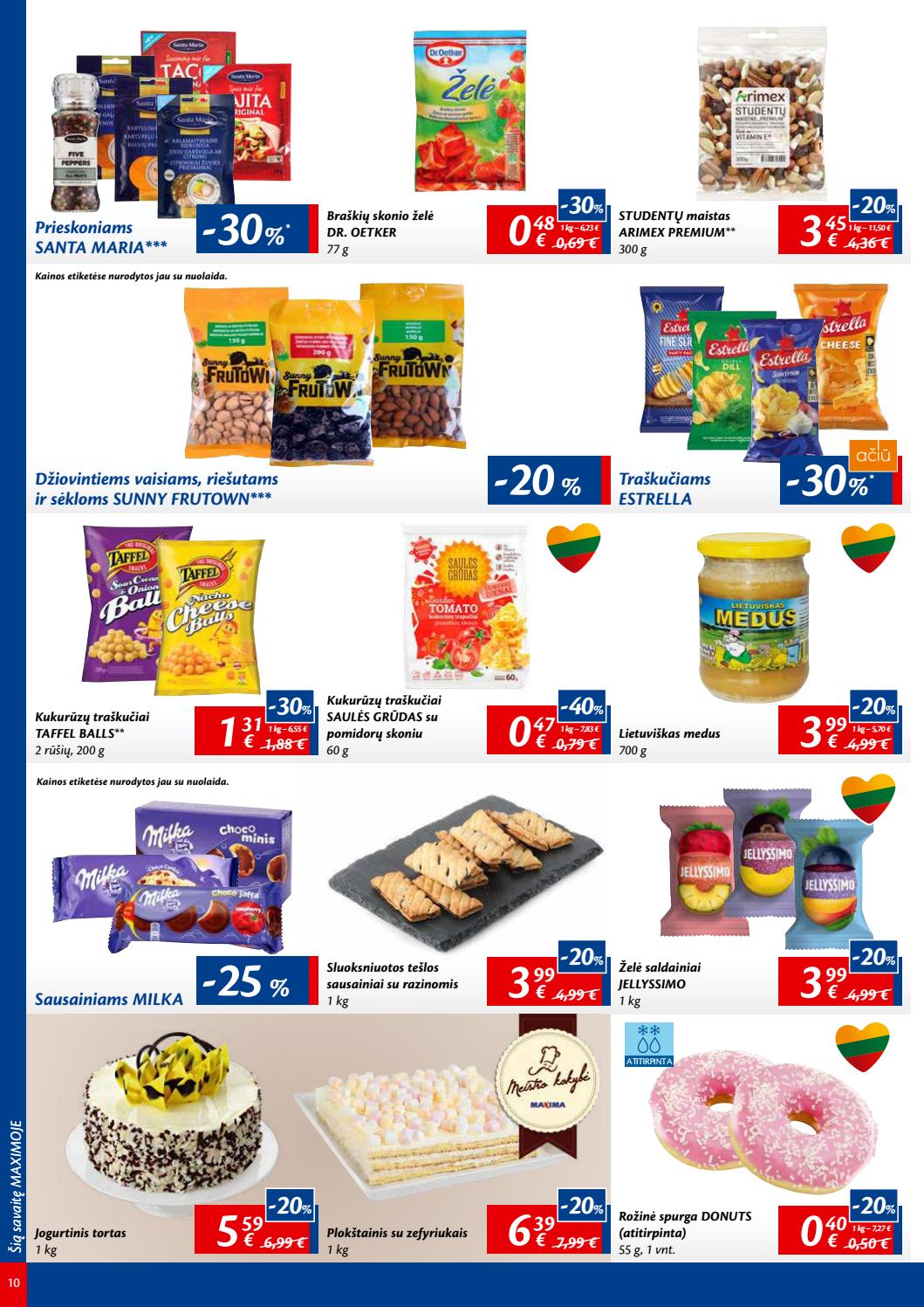 Maxima kaininis leidinys akcijos nuo 
  2019-07-02 iki 
  2019-07-08 | Leidinukas.lt puslapis 10