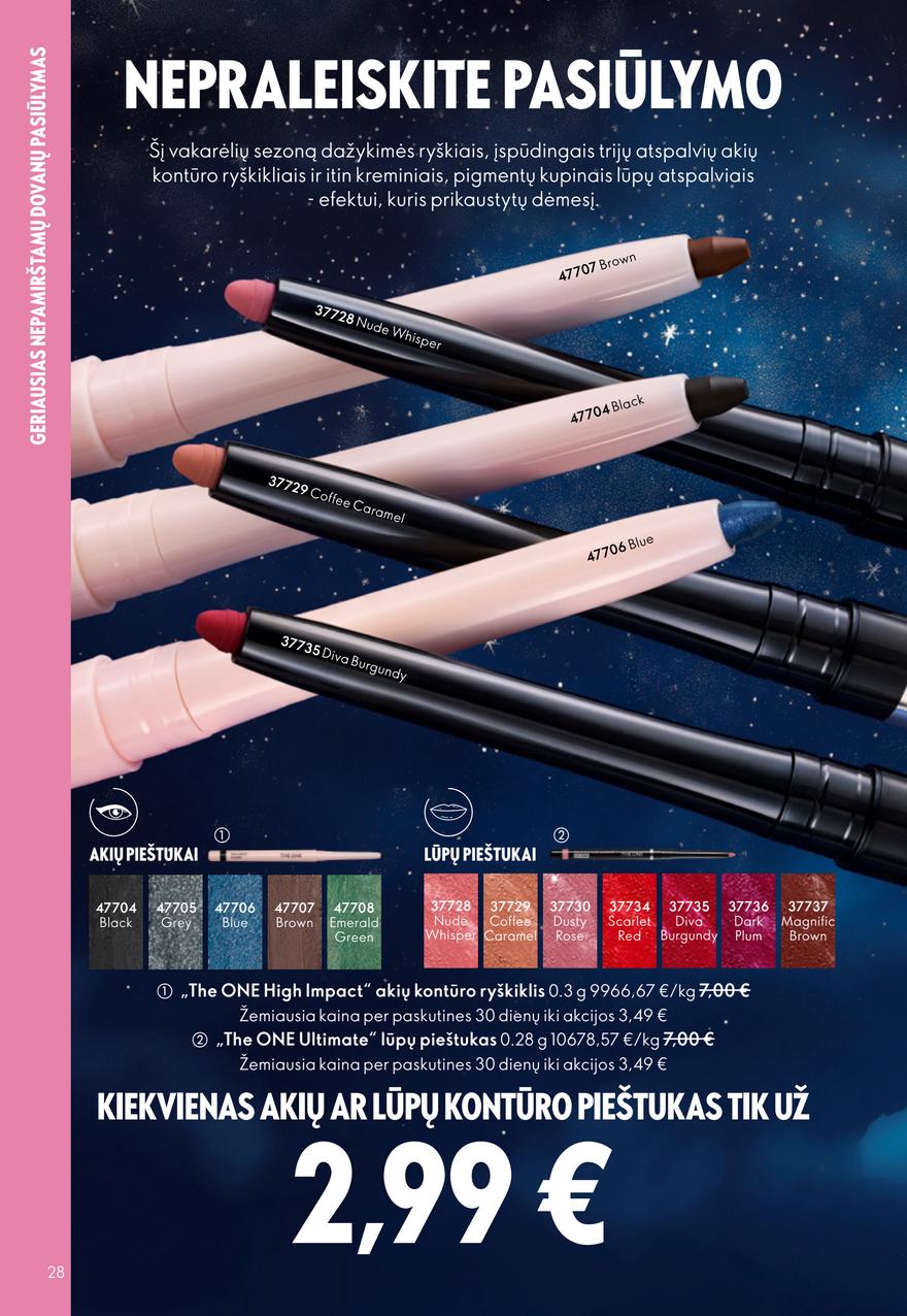 Oriflame katalogas akcijos nuo 
  2025-12-10 iki 
  2025-12-30 | Leidinukas.lt puslapis 28