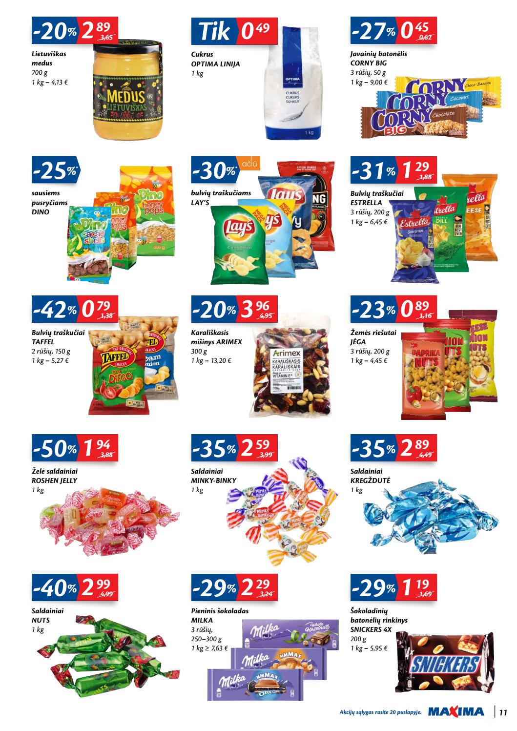 Maxima kaininis leidinys akcijos nuo 
  2020-01-02 iki 
  2020-01-06 | Leidinukas.lt puslapis 11