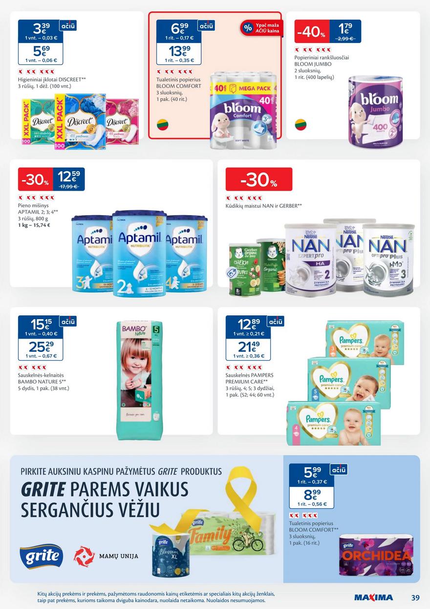 Maxima savaitinis leidinys akcijos nuo 
  2025-09-16 iki 
  2025-09-22 | Leidinukas.lt puslapis 39