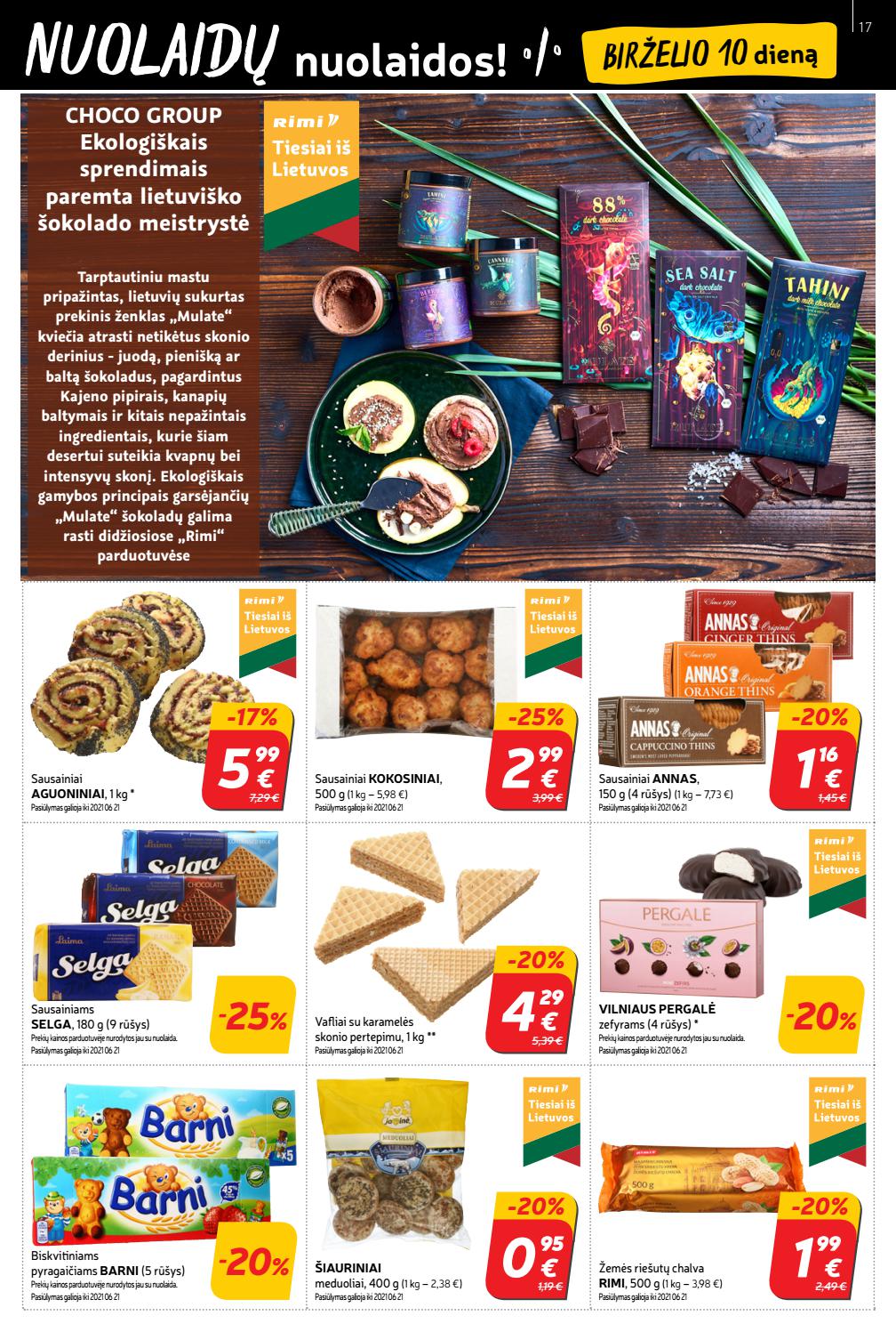 Rimi savaitinis leidinys akcijos nuo
2021-06-08 iki
2021-06-14 | Leidinukas.lt puslapis 17