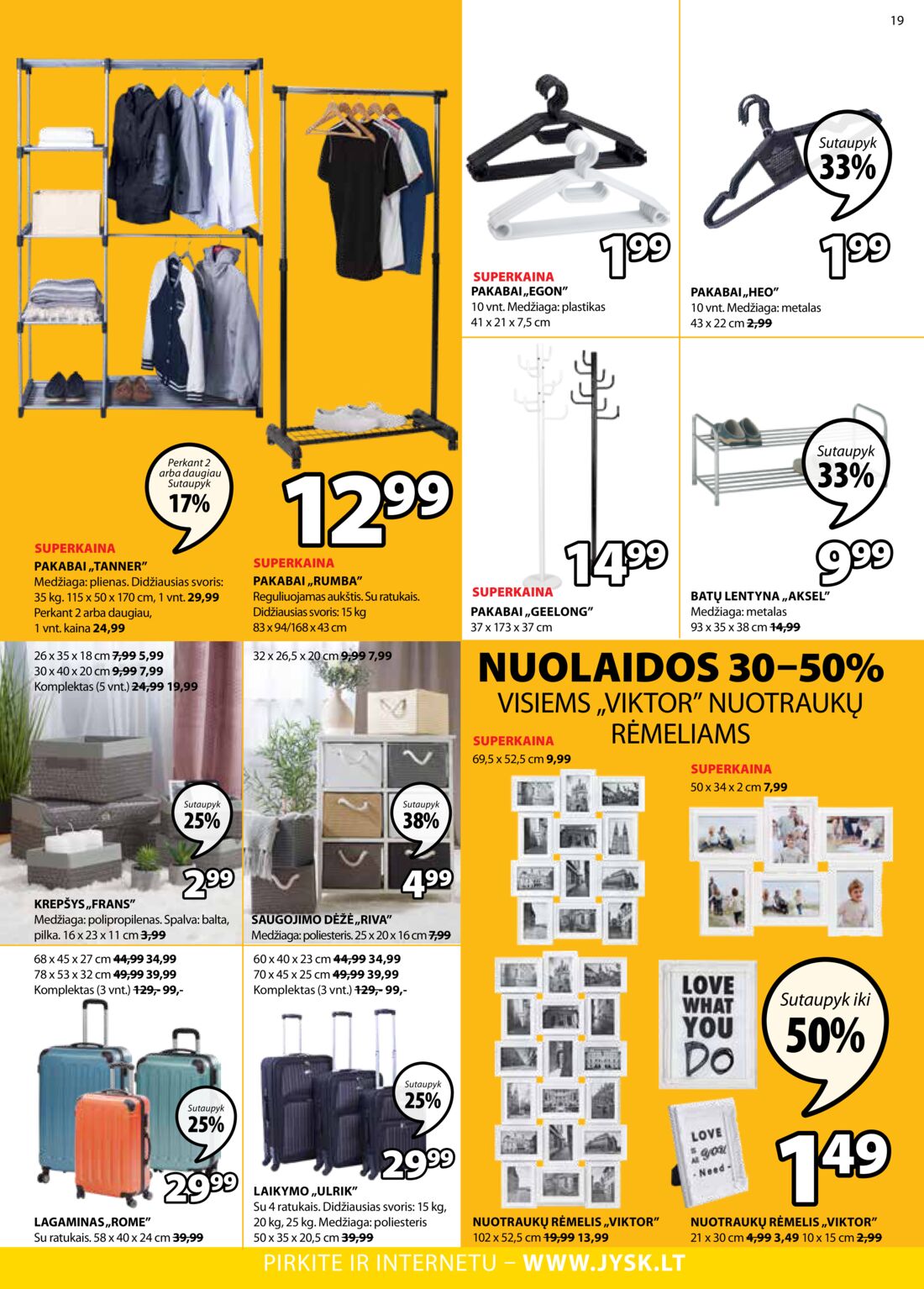 Jysk leidinys akcijos nuo 
  2019-09-17 iki 
  2019-09-30 | Leidinukas.lt puslapis 19