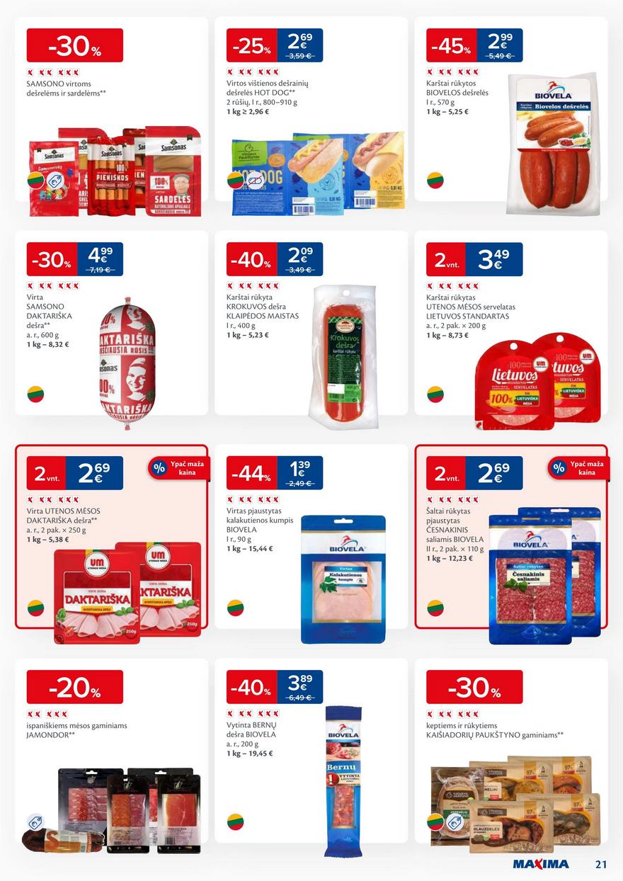 Maxima leidinys akcijos nuo 
  2024-04-23 iki 
  2024-04-29 | Leidinukas.lt puslapis 21