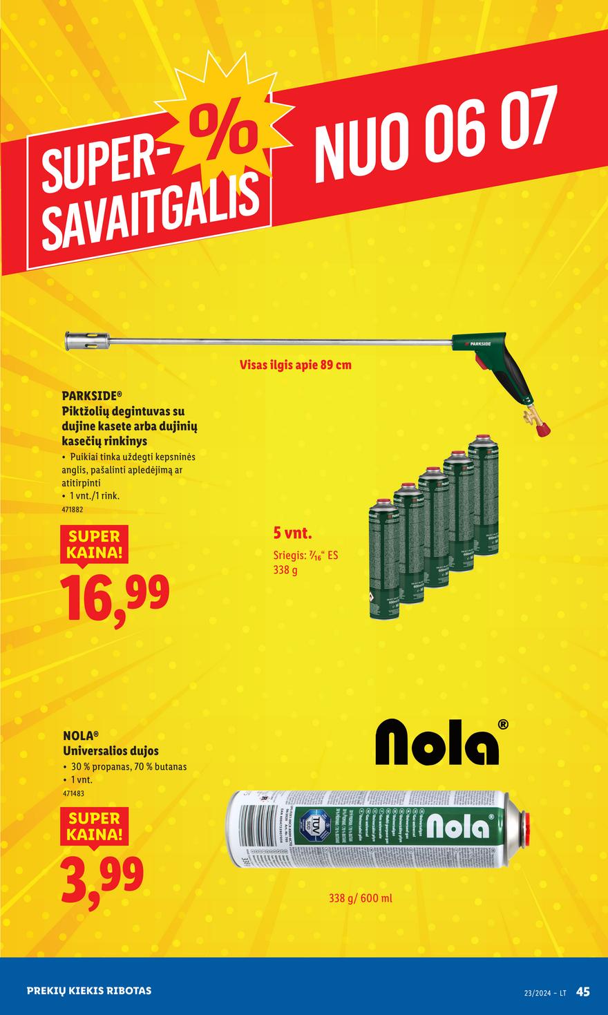Lidl ne maisto leidinys akcijos nuo 
  2025-06-02 iki 
  2025-06-08 | Leidinukas.lt puslapis 45