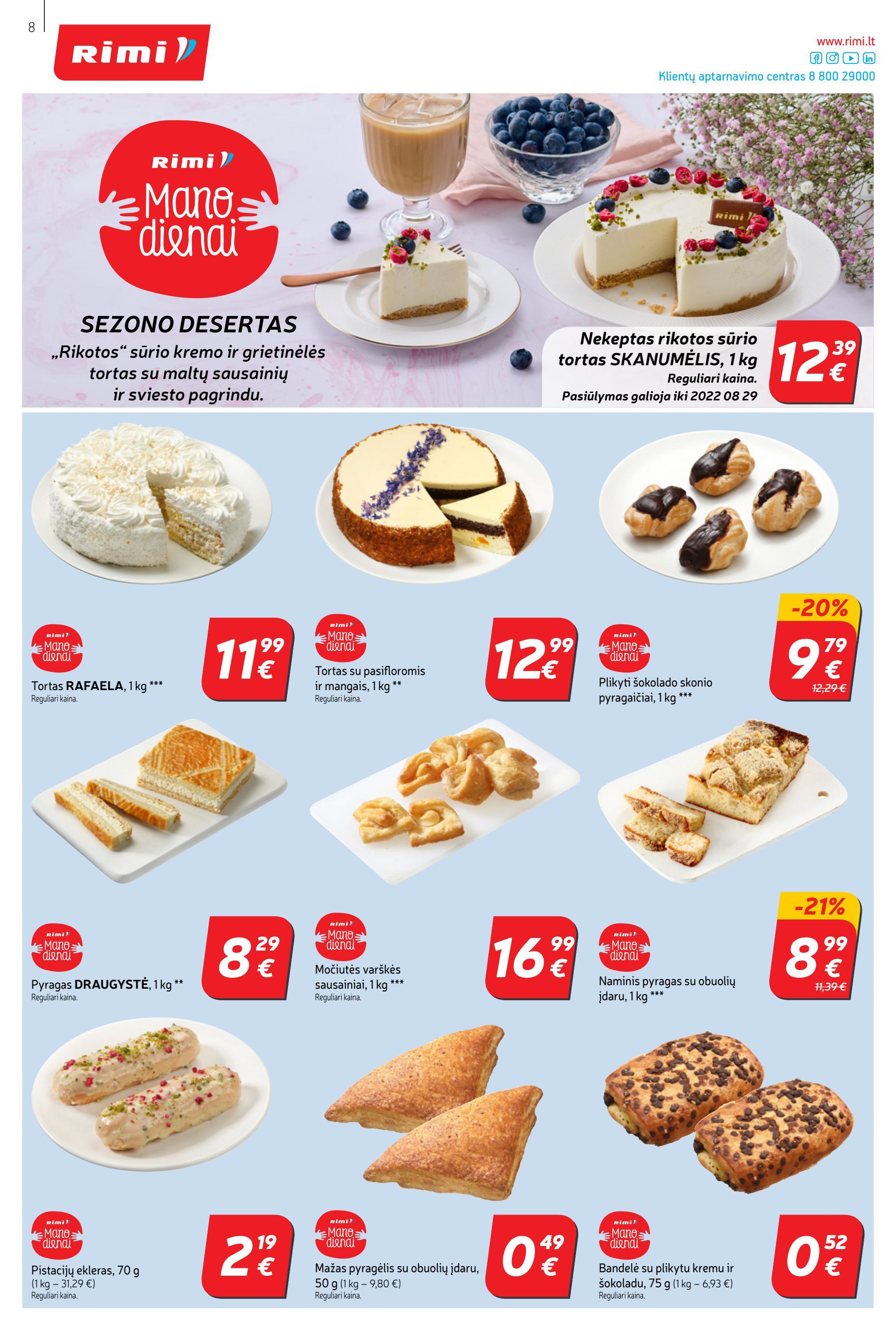 Rimi savaitinis leidinys akcijos nuo 
  2022-08-02 iki 
  2022-08-08 | Leidinukas.lt puslapis 8
