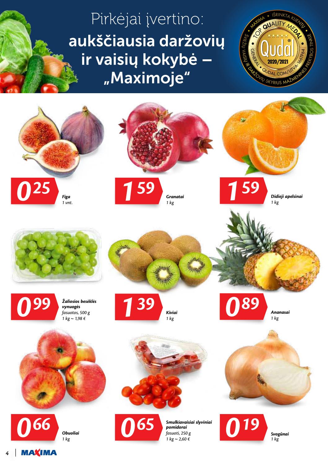 Maxima kaininis leidinys akcijos nuo 
  2020-09-22 iki 
  2020-09-28 | Leidinukas.lt puslapis 4