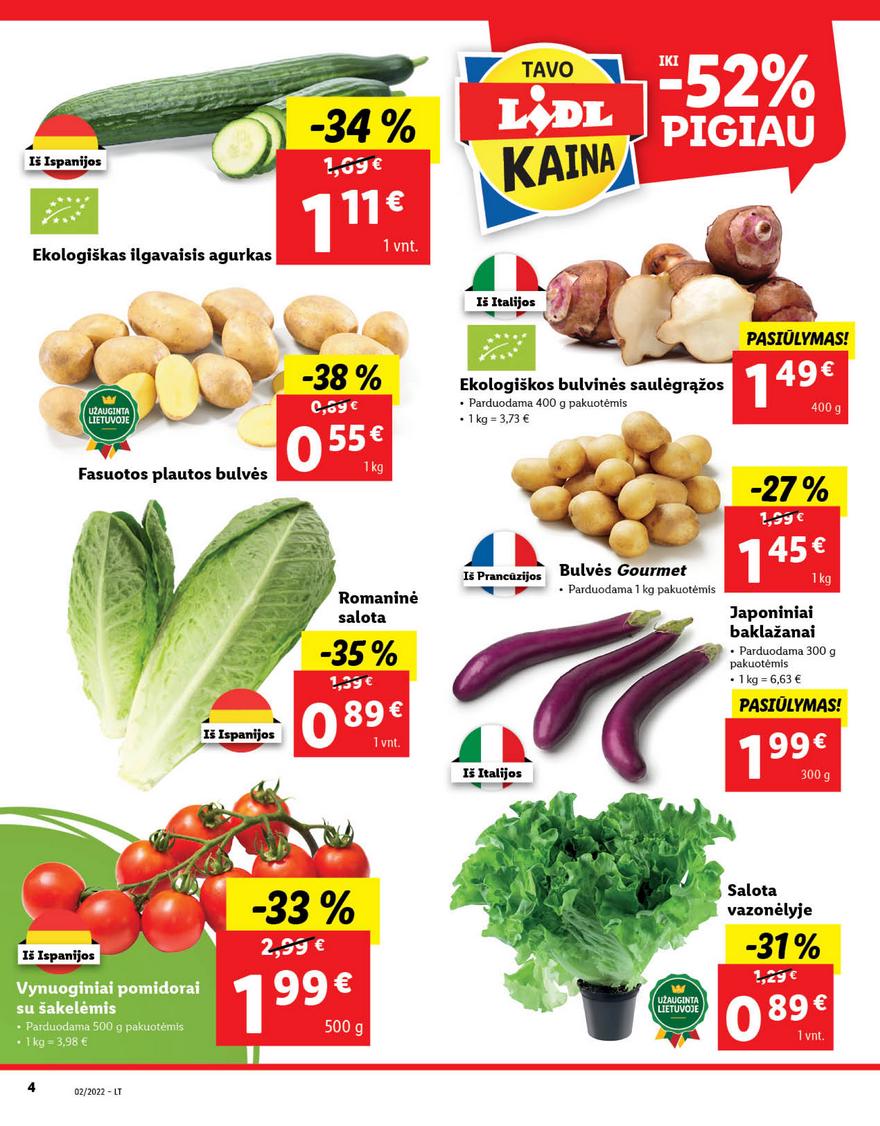 Lidl maisto prekių pasiūlymai akcijos nuo 
  2022-01-10 iki 
  2022-01-16 | Leidinukas.lt puslapis 4