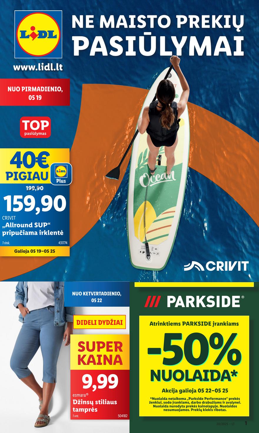 Lidl ne maisto leidinys akcijos nuo 
  2025-05-19 iki 
  2025-05-25 | Leidinukas.lt puslapis 1