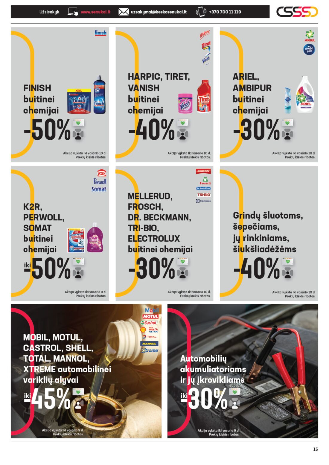 Senukai reklaminis leidinys akcijos nuo 
  2021-01-27 iki 
  2021-02-09 | Leidinukas.lt puslapis 15
