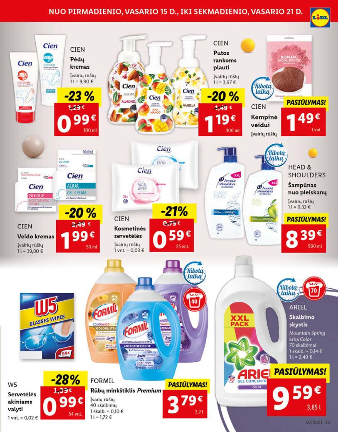 Lidl savaitinis leidinys akcijos nuo 
  2021-02-15 iki 
  2021-02-21 | Leidinukas.lt puslapis 29