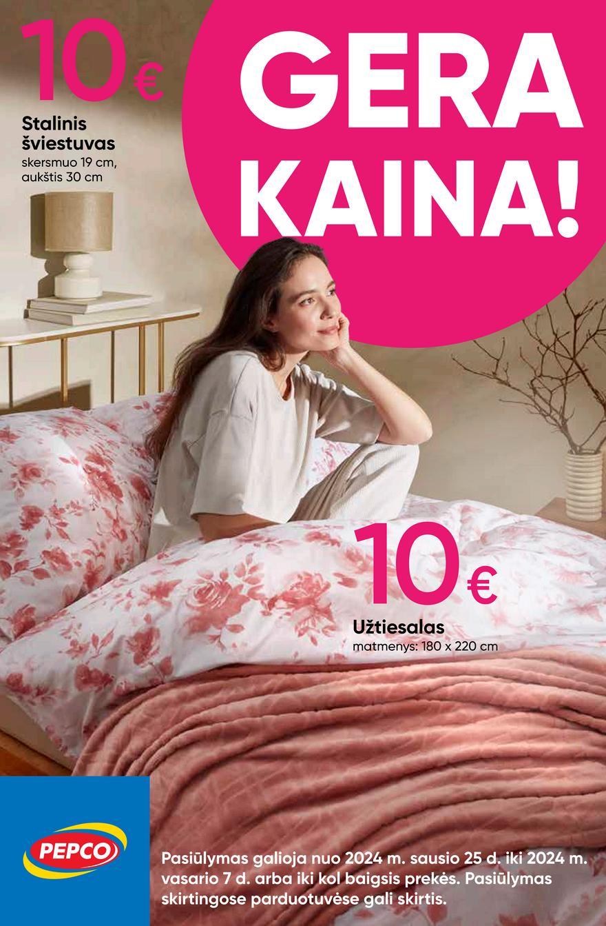 Pepco leidinys akcijos nuo 
  2024-01-25 iki 
  2024-02-07 | Leidinukas.lt puslapis 1