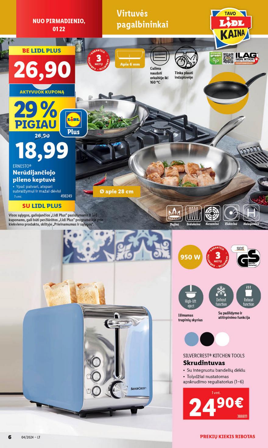 Lidl pasiūlymai akcijos nuo 
  2024-01-22 iki 
  2024-01-28 | Leidinukas.lt puslapis 6