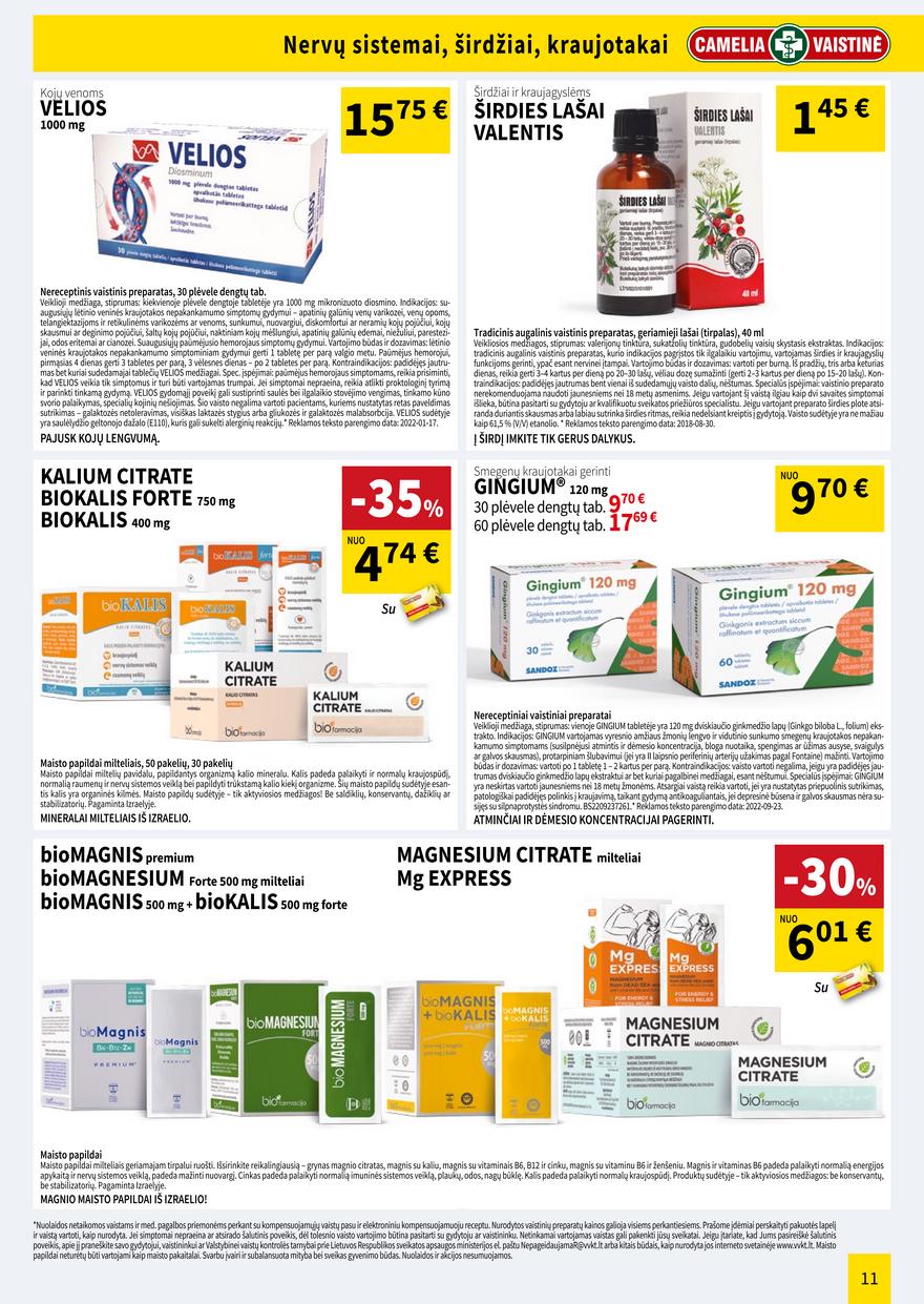 Camelia kovo leidinys akcijos nuo 
  2023-03-01 iki 
  2023-03-31 | Leidinukas.lt puslapis 11