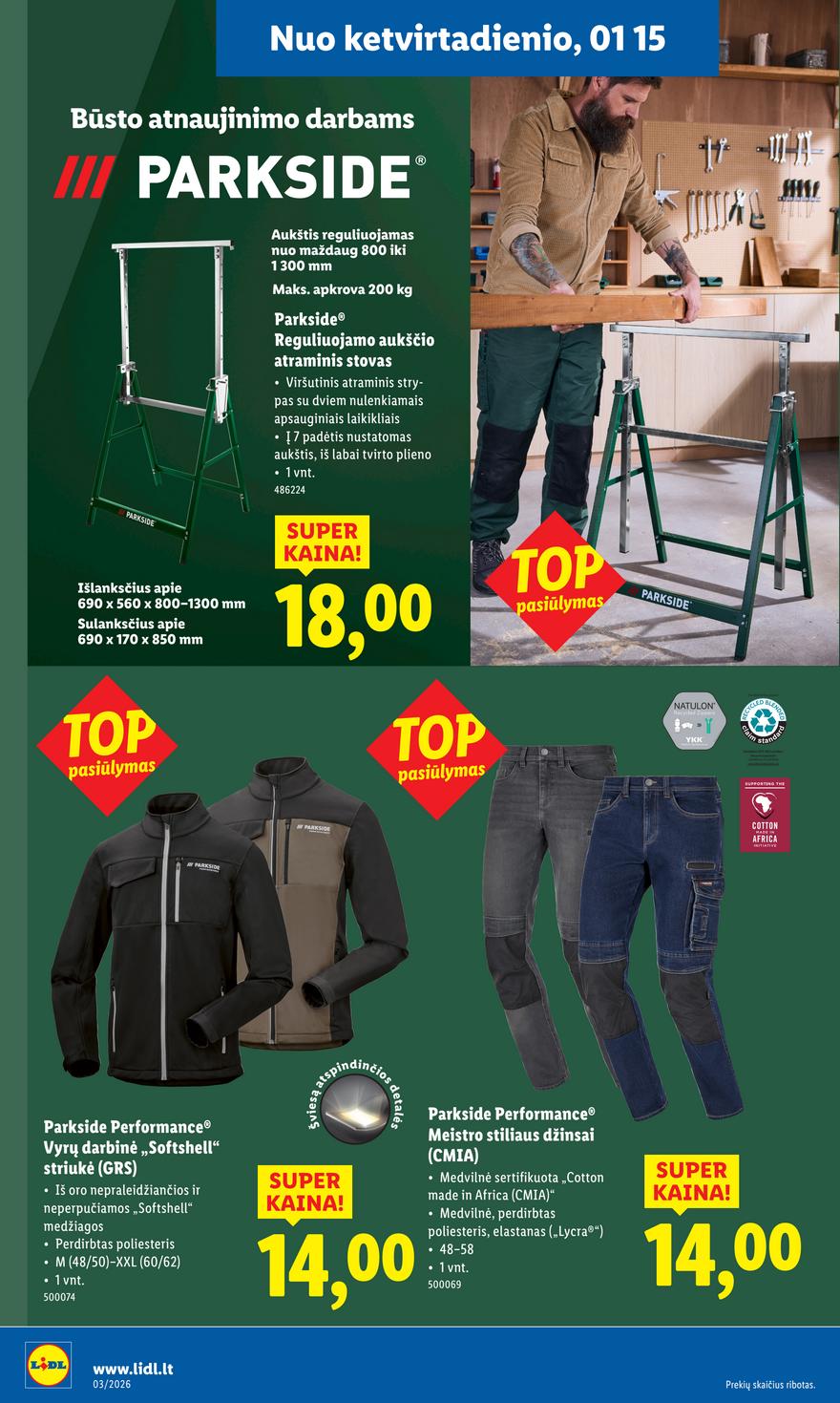 Lidl ne maisto leidinys akcijos nuo 
  2026-01-12 iki 
  2026-01-18 | Leidinukas.lt puslapis 12