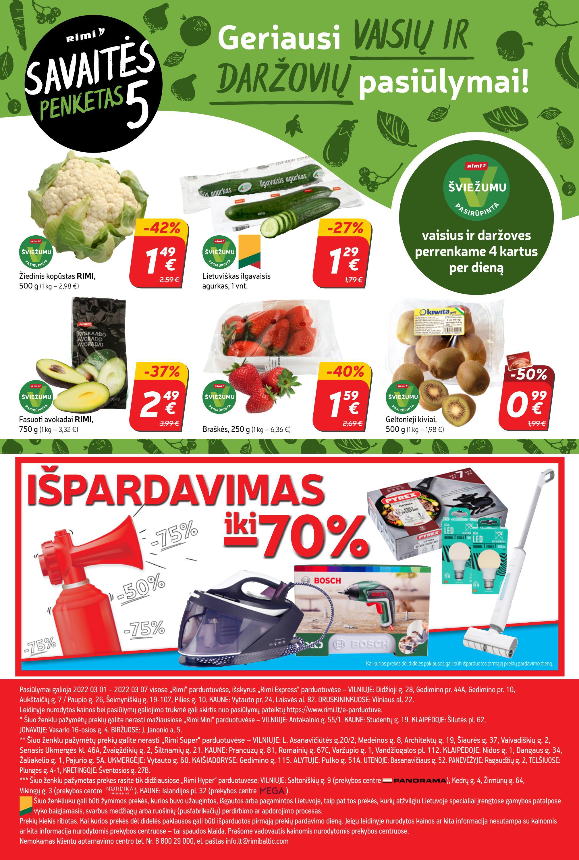 Rimi savaitinis leidinys akcijos nuo 
  2022-03-01 iki 
  2022-03-07 | Leidinukas.lt puslapis 23