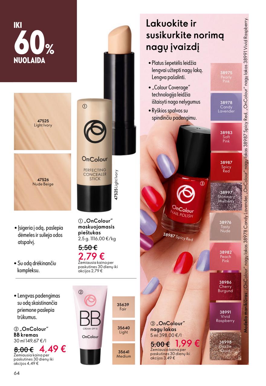 Oriflame katalogas akcijos nuo 
  2025-09-14 iki 
  2025-10-07 | Leidinukas.lt puslapis 64