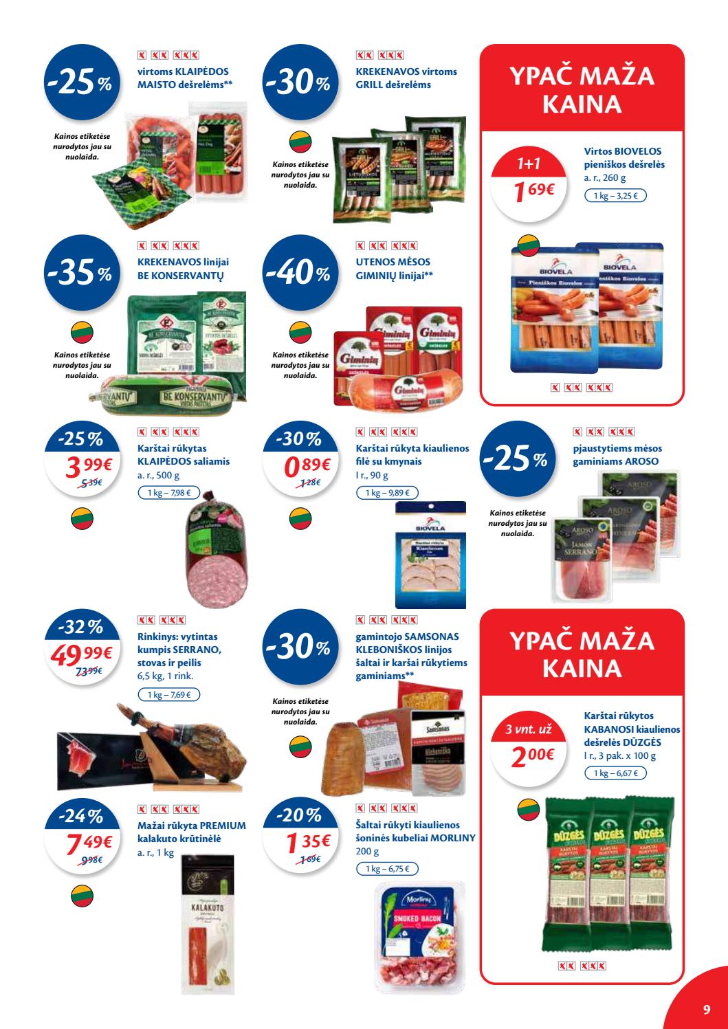 Maxima kaininis leidinys akcijos nuo 
  2021-07-13 iki 
  2021-07-19 | Leidinukas.lt puslapis 9