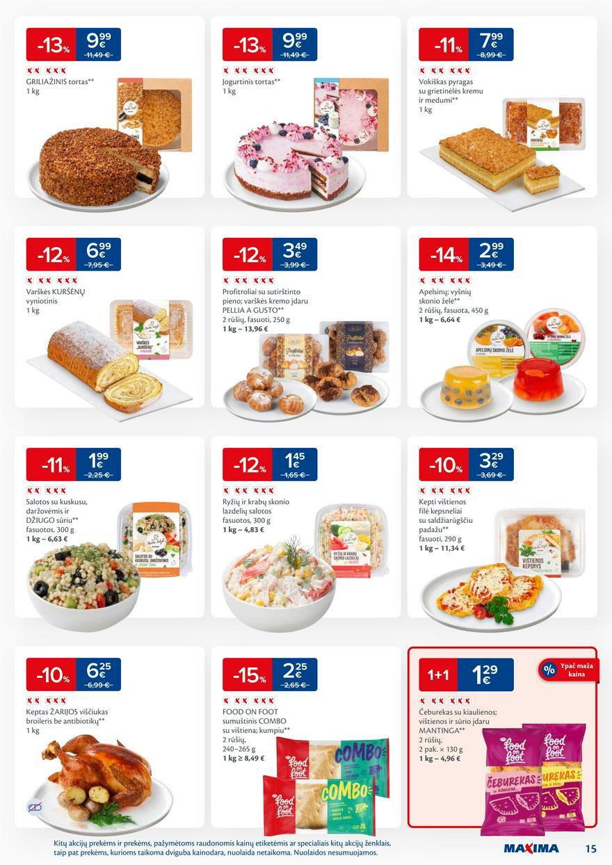 Maxima savaitinis leidinys 12 akcijos nuo
2025-03-18 iki
2025-03-24 | Leidinukas.lt puslapis 15