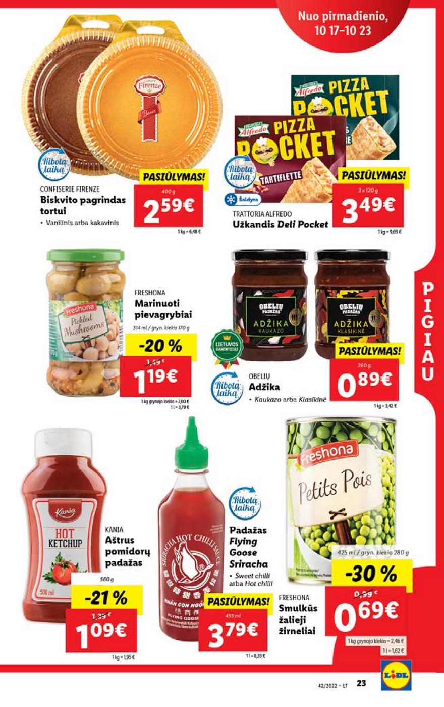 Ldil maisto leidinys akcijos nuo 
  2022-10-17 iki 
  2022-10-23 | Leidinukas.lt puslapis 23