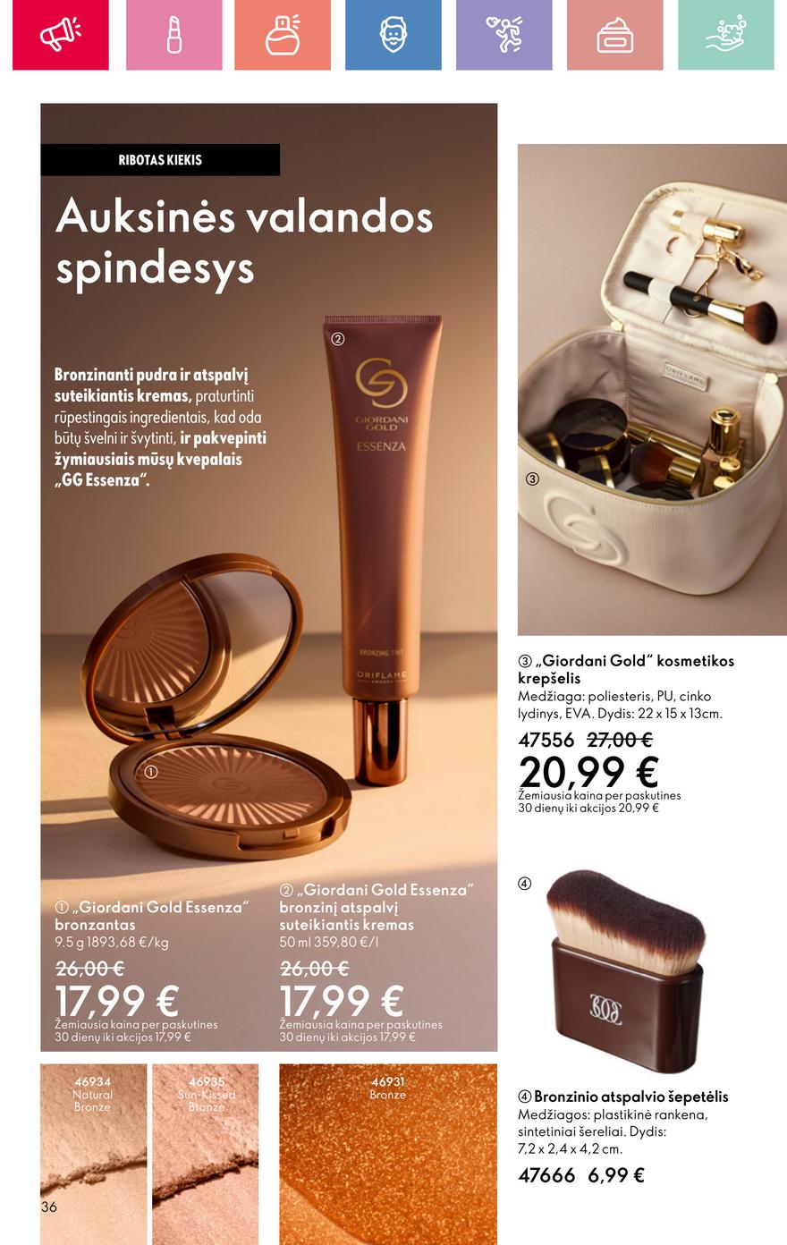 Oriflame katalogas akcijos nuo 
  2025-07-13 iki 
  2025-08-02 | Leidinukas.lt puslapis 36