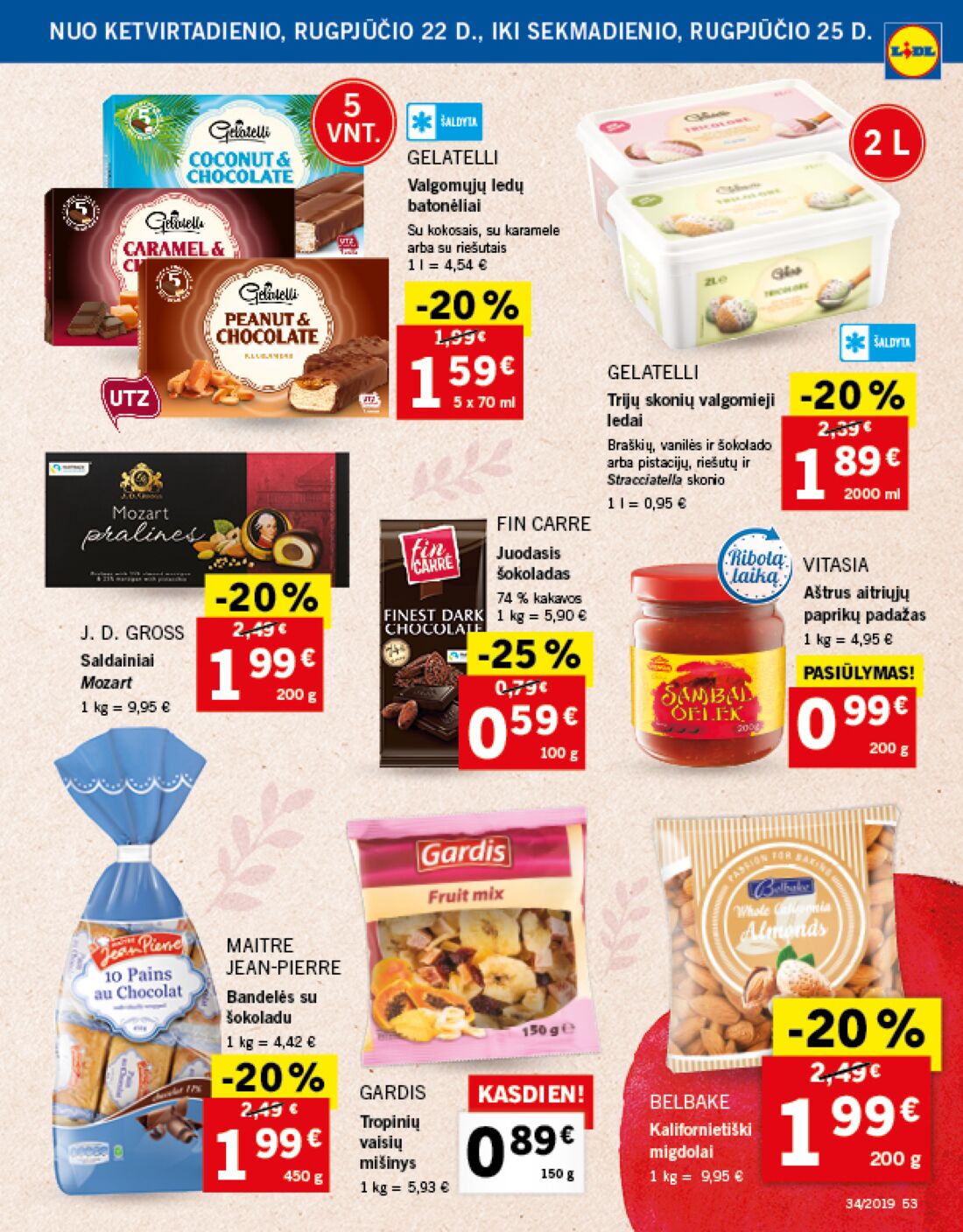 Lidl savaitinis leidinys akcijos nuo 
  2019-08-19 iki 
  2019-08-25 | Leidinukas.lt puslapis 53