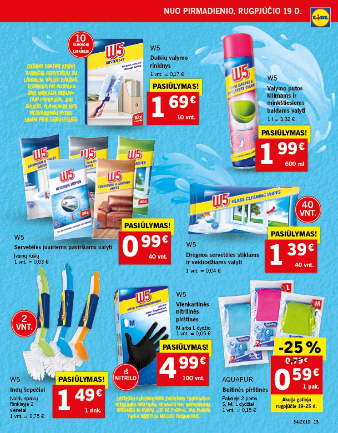 Lidl savaitinis leidinys akcijos nuo 
  2019-08-19 iki 
  2019-08-25 | Leidinukas.lt puslapis 13