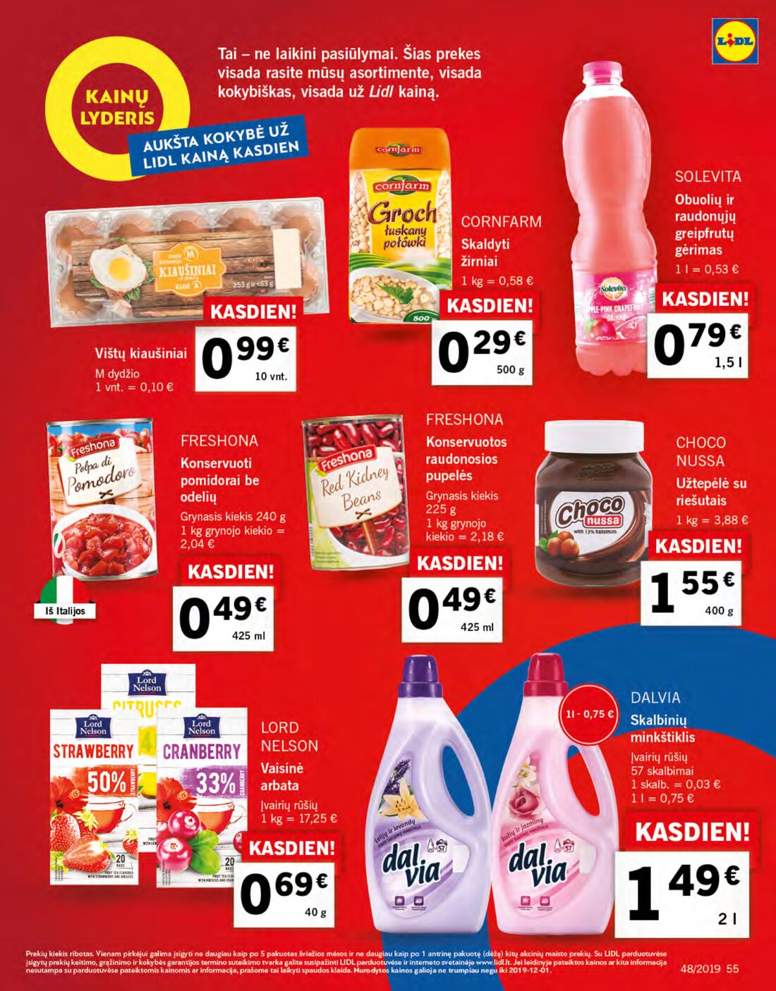 Lidl savaitinis leidinys akcijos nuo 
  2019-11-25 iki 
  2019-12-01 | Leidinukas.lt puslapis 55
