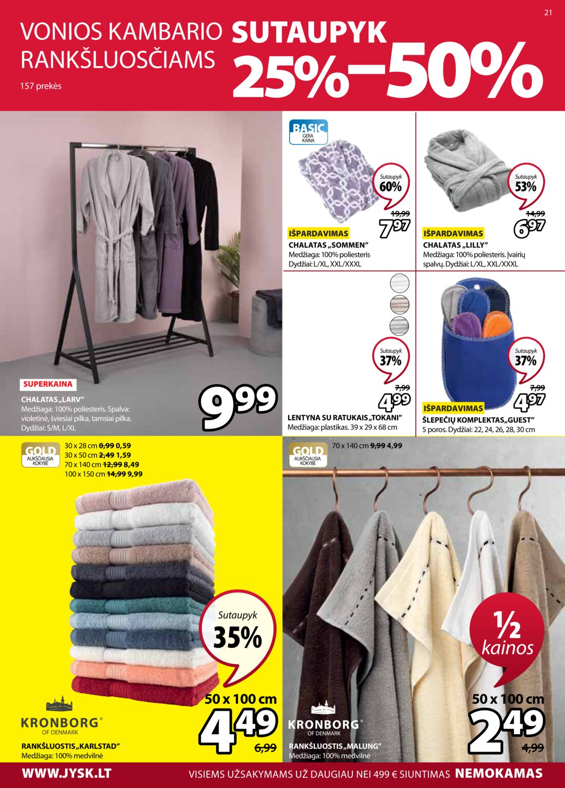 Jysk leidinys akcijos nuo 
  2021-01-12 iki 
  2021-01-25 | Leidinukas.lt puslapis 21
