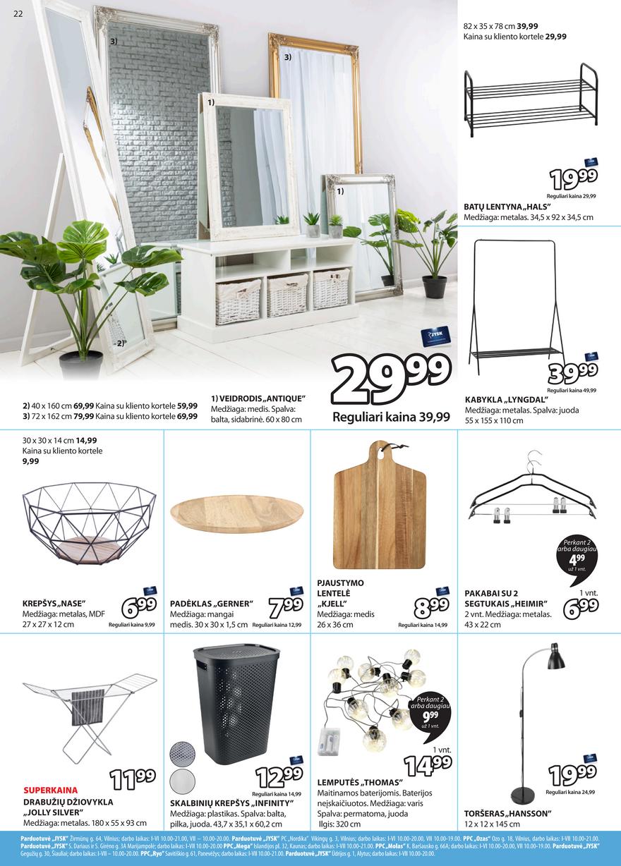 Jysk leidinys akcijos nuo 
  2022-03-01 iki 
  2022-03-14 | Leidinukas.lt puslapis 22