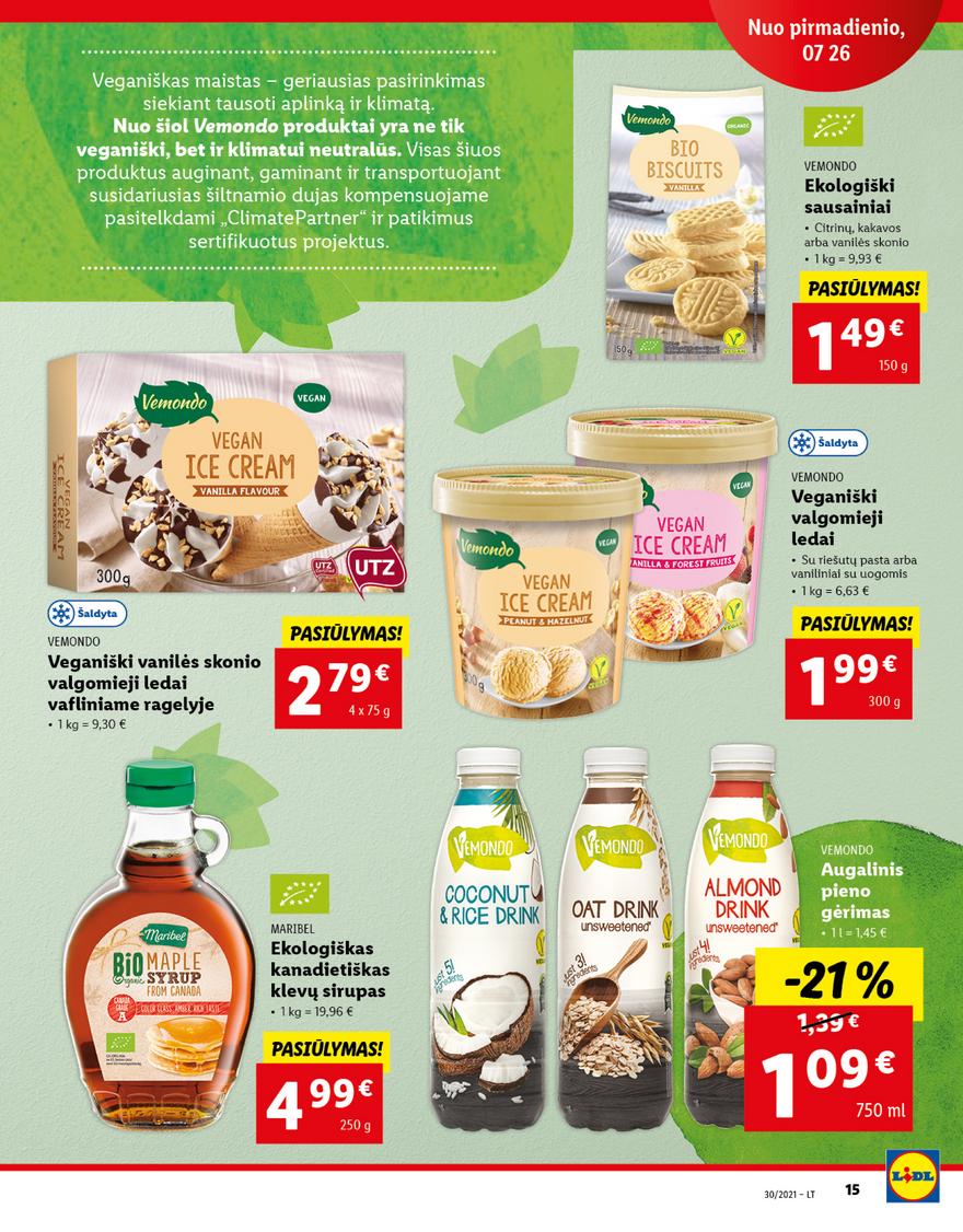 Lidl maisto prekių pasiūlymai akcijos nuo 
  2021-07-26 iki 
  2021-08-01 | Leidinukas.lt puslapis 15
