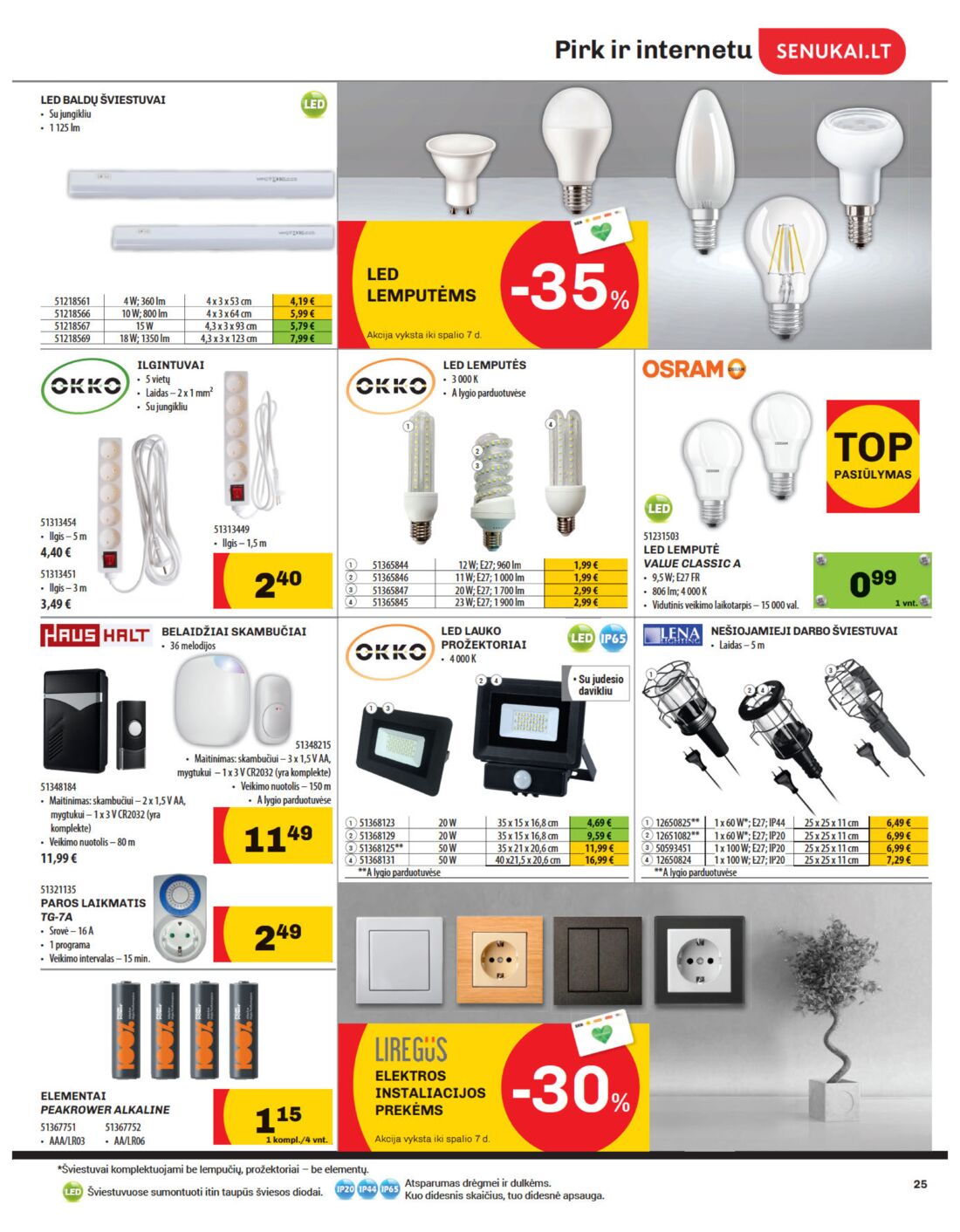Senukai reklaminis leidinys akcijos nuo 
  2019-09-20 iki 
  2019-10-07 | Leidinukas.lt puslapis 25