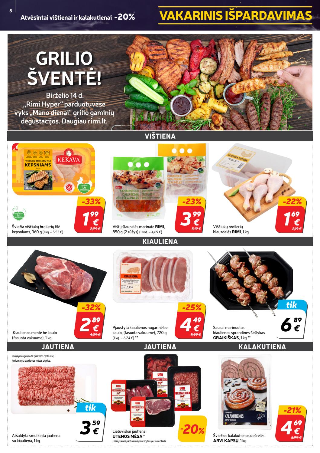 Rimi savaitinis leidinys akcijos nuo 
  2019-06-11 iki 
  2019-06-17 | Leidinukas.lt puslapis 8