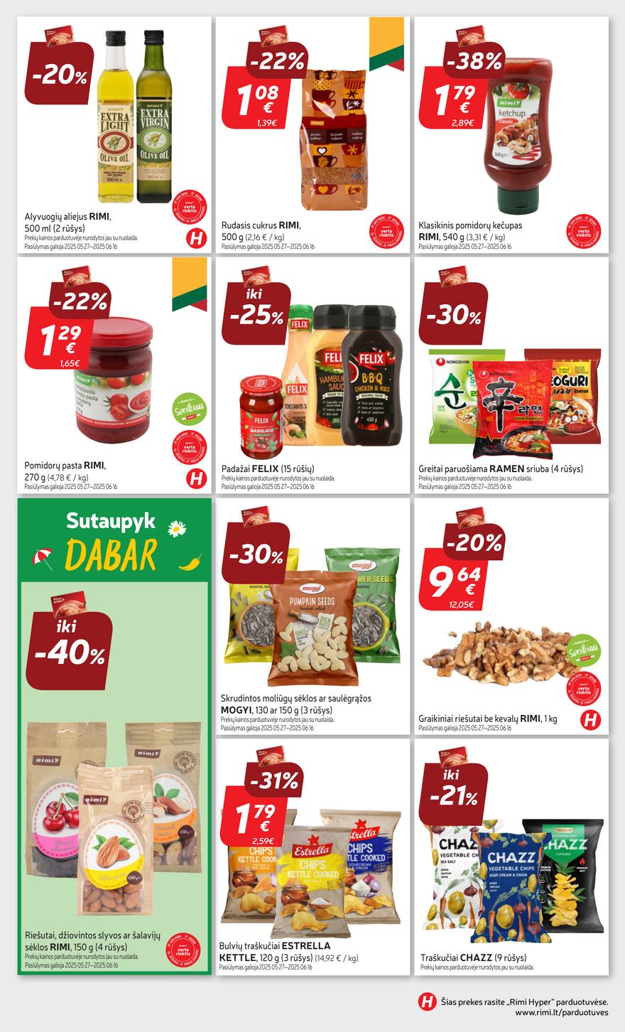 Rimi savaitinis leidinys 23 akcijos nuo 
  2025-06-03 iki 
  2025-06-09 | Leidinukas.lt puslapis 27
