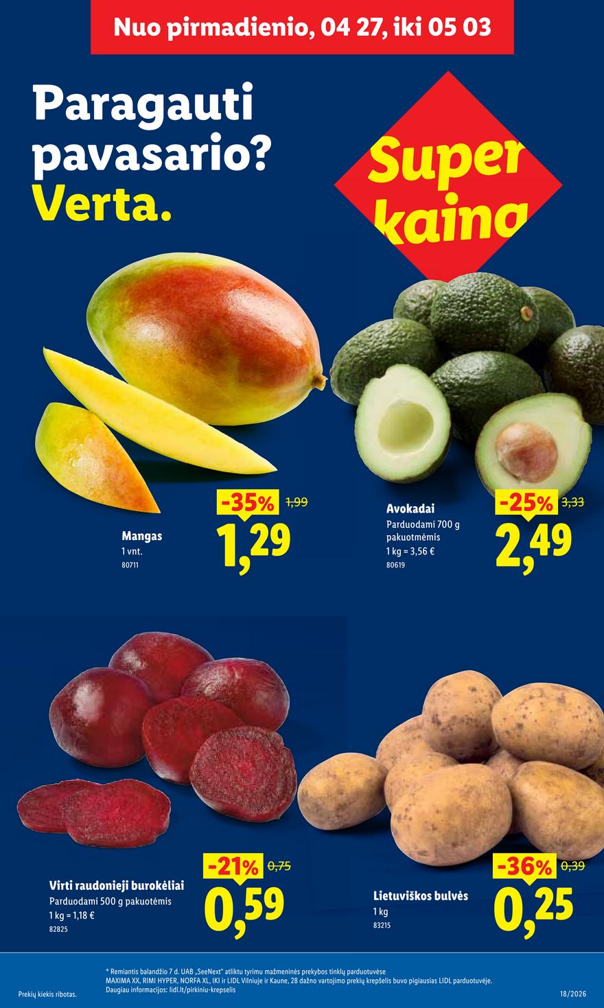 Lidl leidinys naujas akcijos nuo 
  2026-04-27 iki 
  2026-05-03 | Leidinukas.lt puslapis 5
