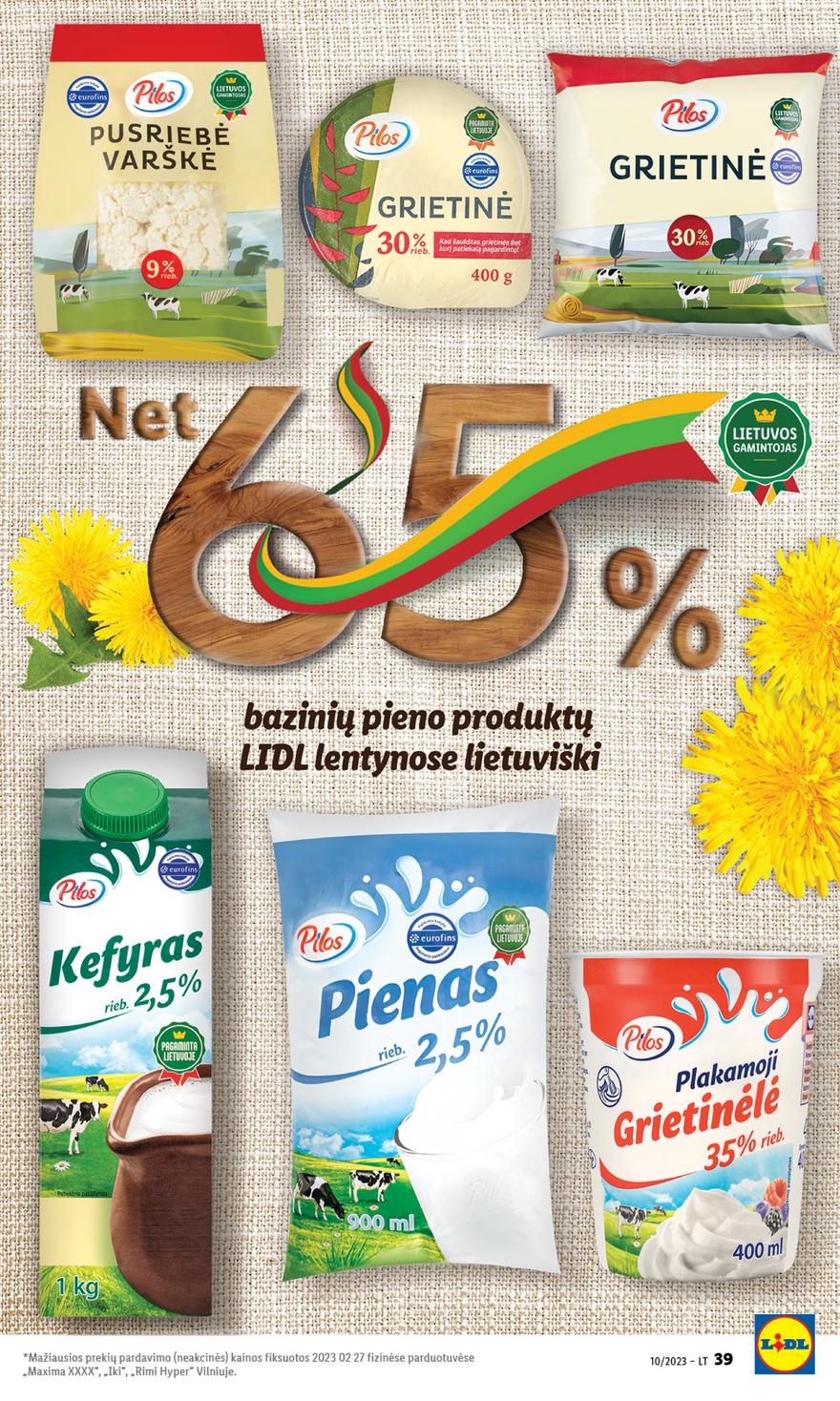 Lidl pasiūlymai akcijos nuo 
  2023-03-03 iki 
  2023-03-12 | Leidinukas.lt puslapis 39