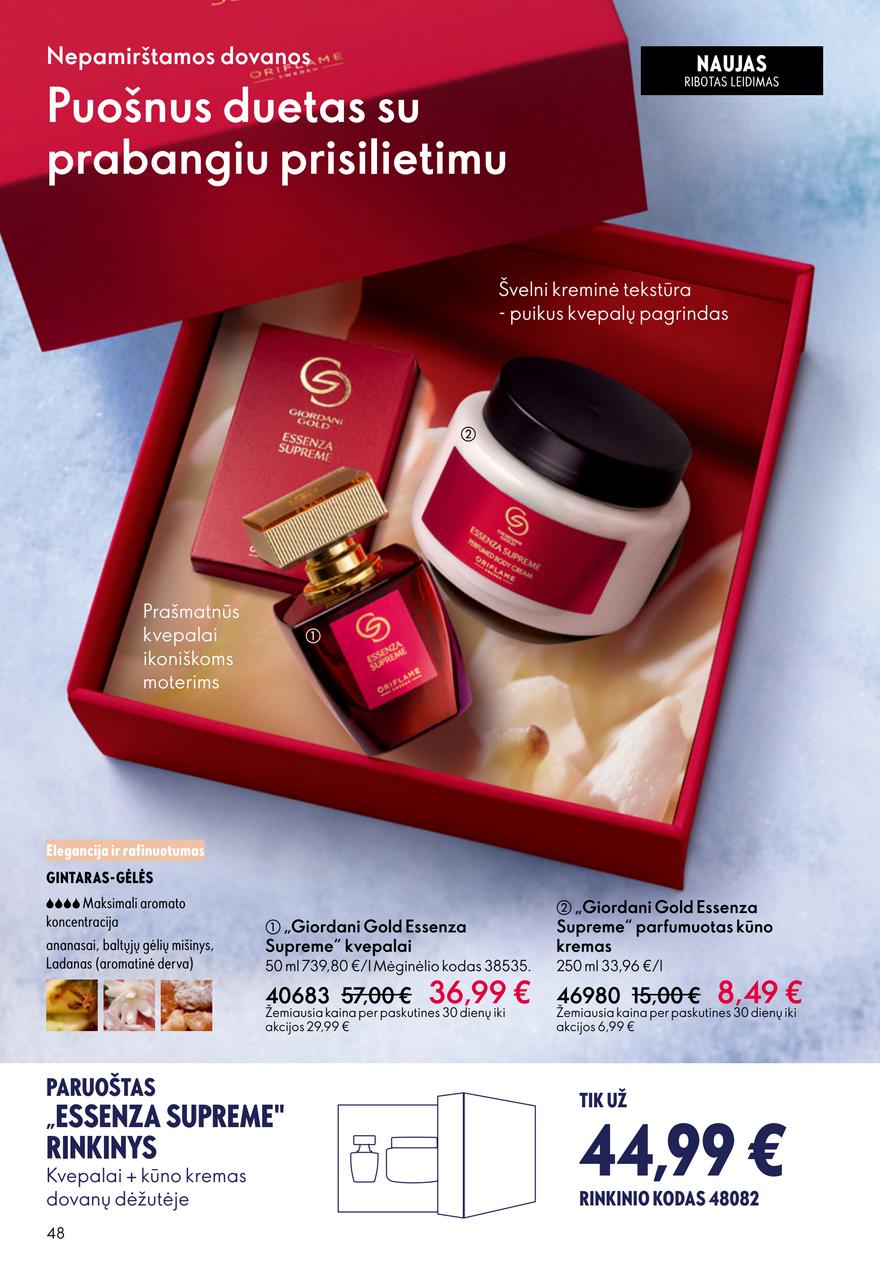 Oriflame katalogas akcijos nuo 
  2025-12-10 iki 
  2025-12-30 | Leidinukas.lt puslapis 48