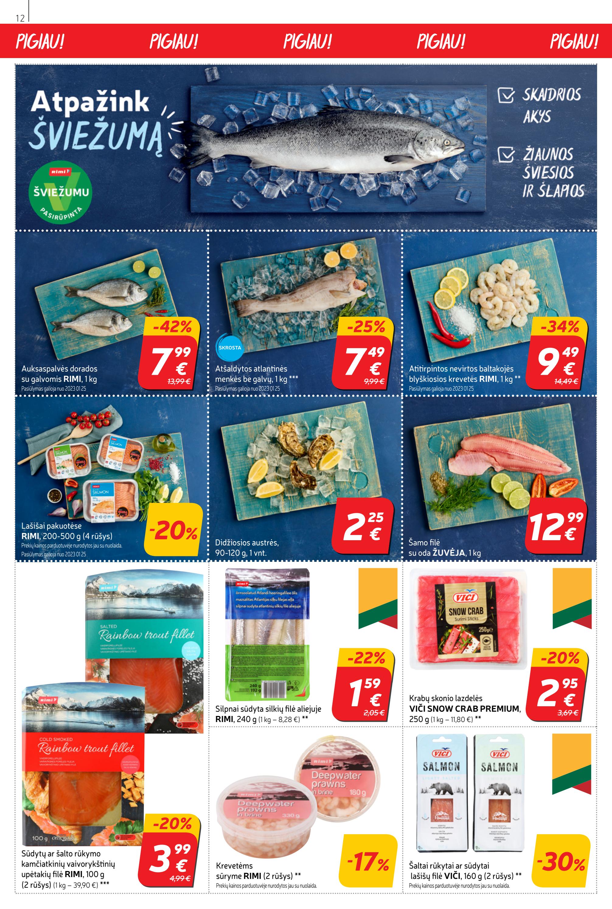 Rimi savaitinis leidinys akcijos nuo 
  2023-01-24 iki 
  2023-01-30 | Leidinukas.lt puslapis 12