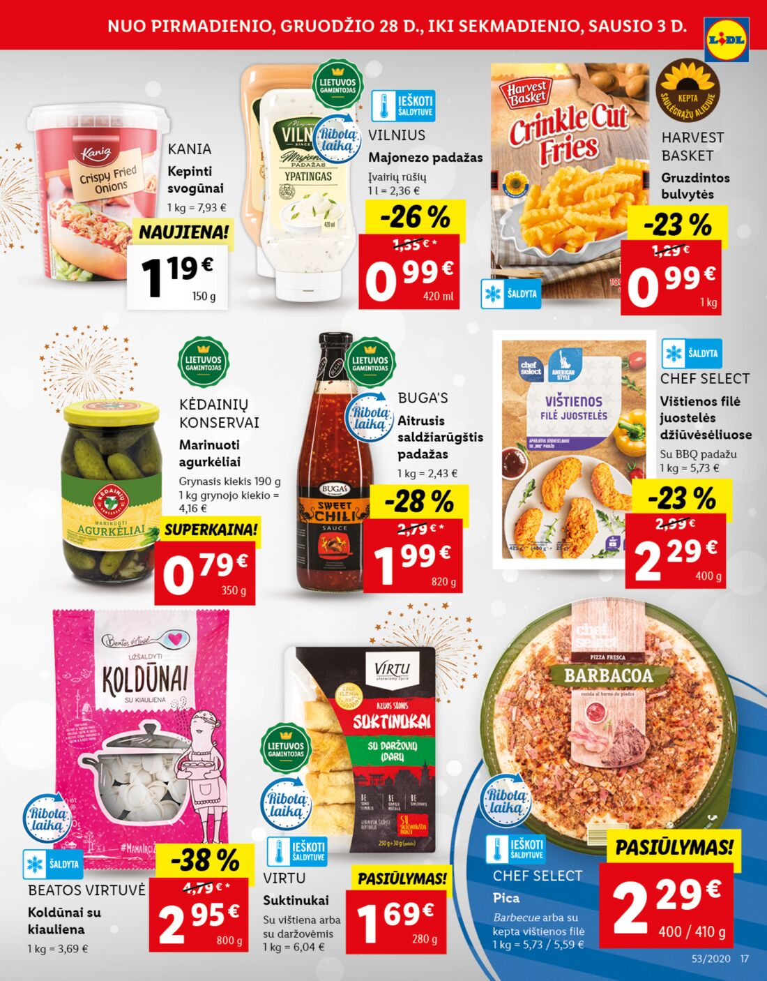 Lidl savaitinis leidinys akcijos nuo 
  2020-12-28 iki 
  2021-01-03 | Leidinukas.lt puslapis 17