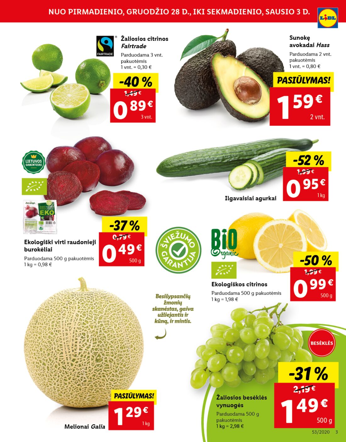 Lidl savaitinis leidinys akcijos nuo 
  2020-12-28 iki 
  2021-01-03 | Leidinukas.lt puslapis 3