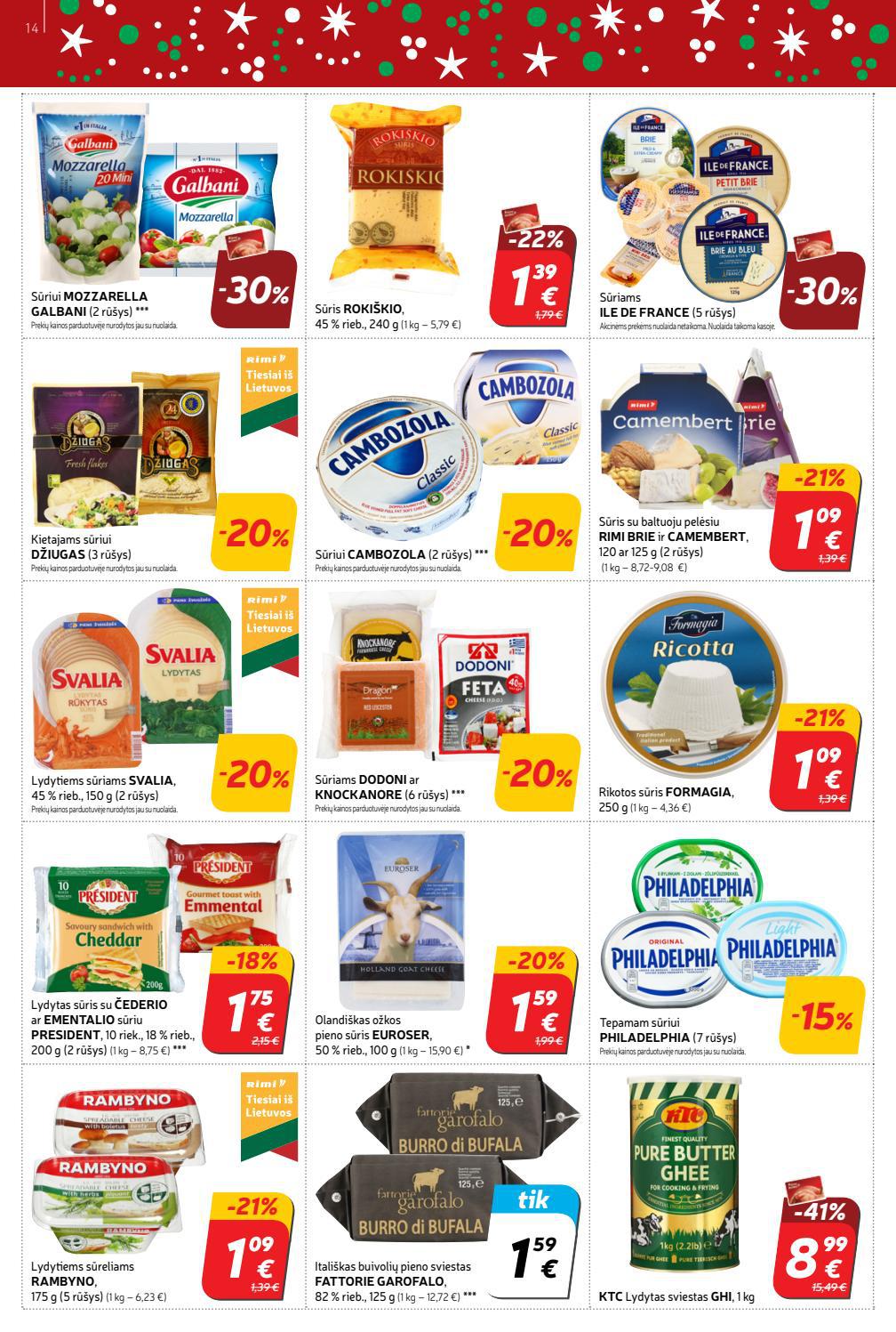 Rimi savaitinis leidinys akcijos nuo 
  2021-11-30 iki 
  2021-12-06 | Leidinukas.lt puslapis 14