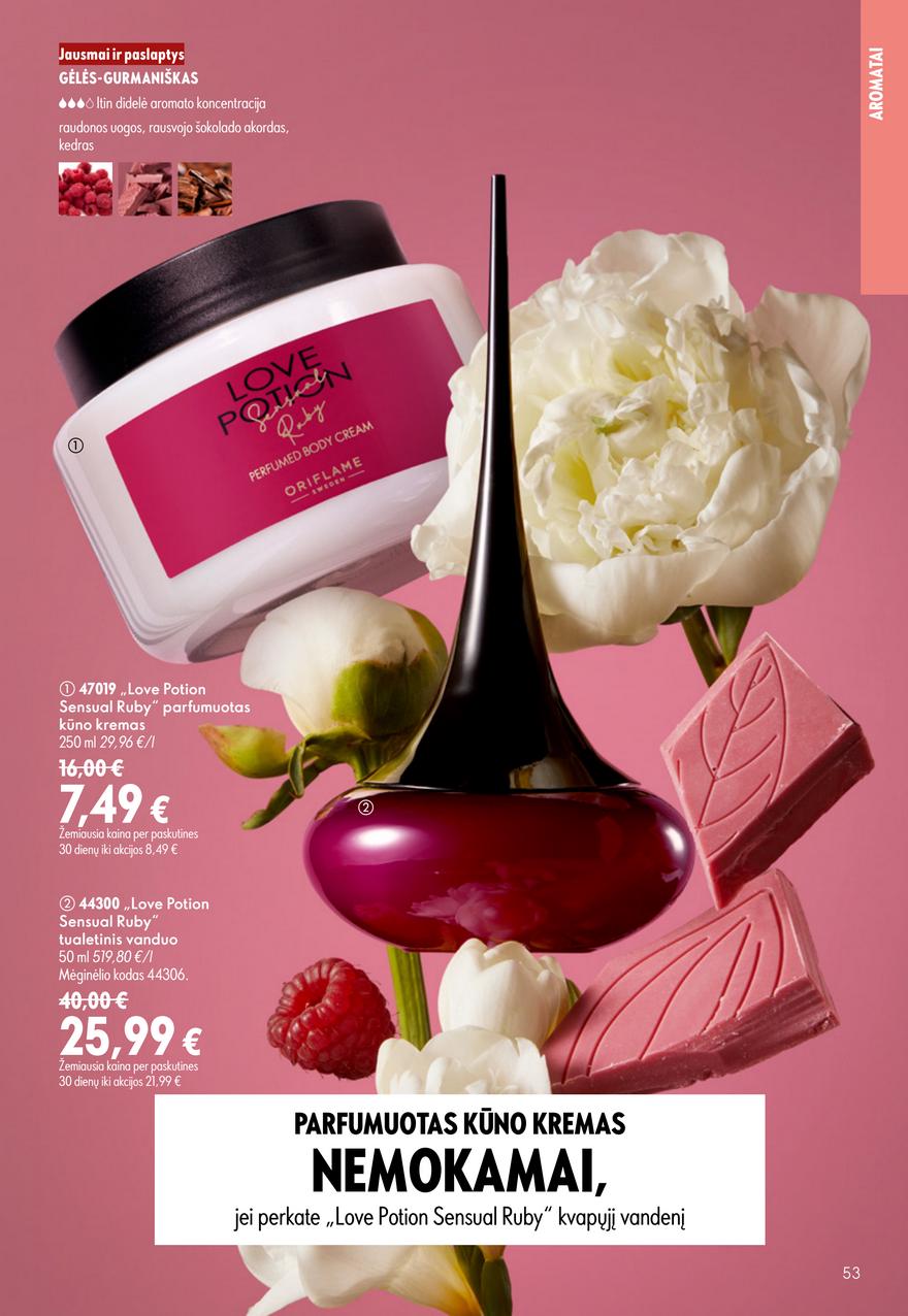 Oriflame katalogas akcijos nuo 
  2026-07-15 iki 
  2026-08-04 | Leidinukas.lt puslapis 53