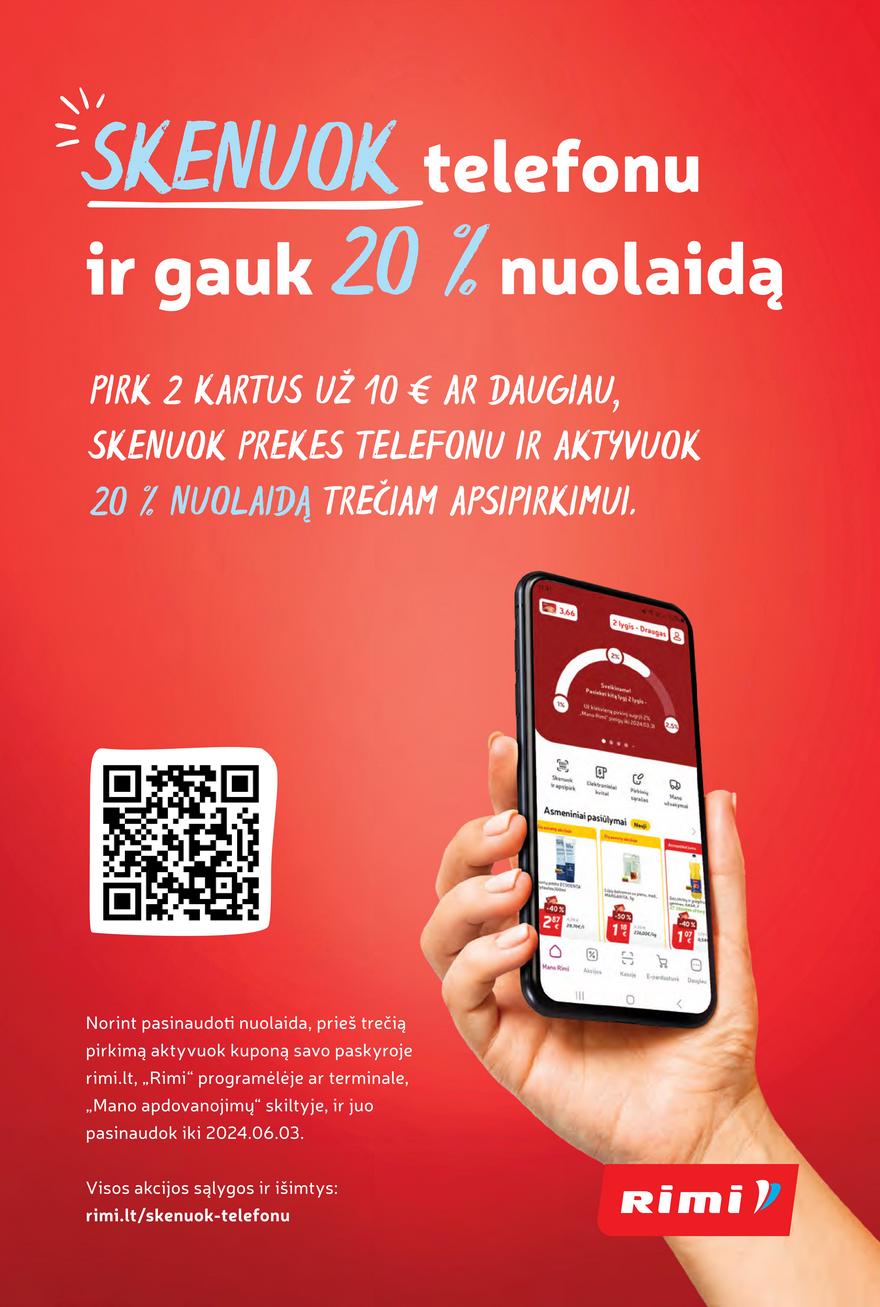 Rimi savaitinis leidinys akcijos nuo 
  2024-05-07 iki 
  2024-05-13 | Leidinukas.lt puslapis 36