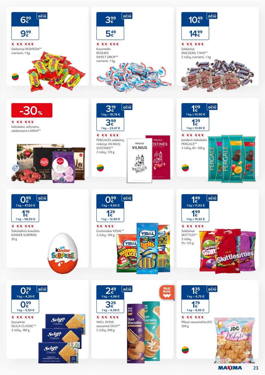 Maxima kaininis leidinys akcijos nuo 
  2024-01-30 iki 
  2024-02-05 | Leidinukas.lt puslapis 23