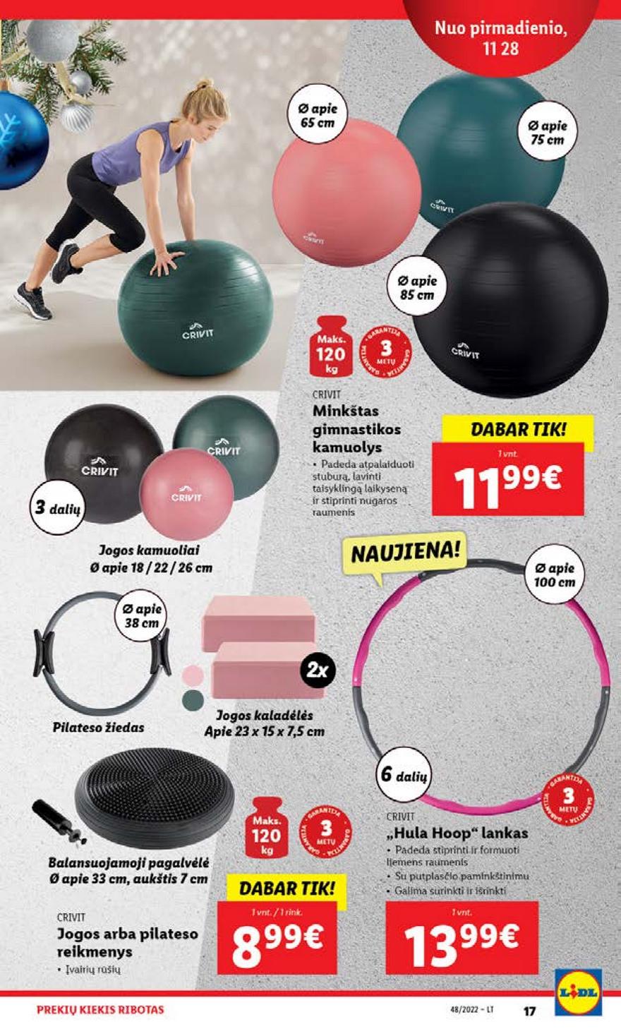 Lidl pasiūlymai akcijos nuo 
  2022-11-28 iki 
  2022-12-04 | Leidinukas.lt puslapis 17