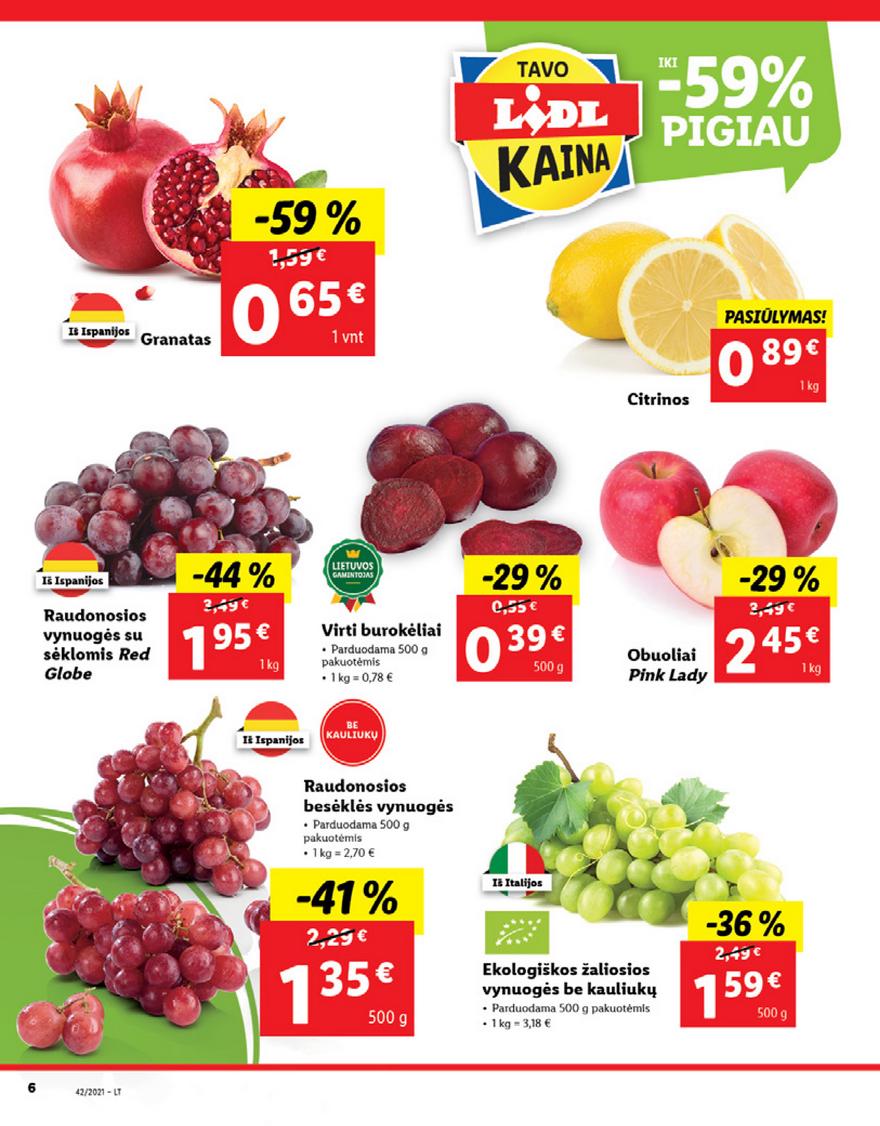 Lidl pasiūlymai akcijos nuo 
  2021-10-18 iki 
  2021-10-24 | Leidinukas.lt puslapis 6