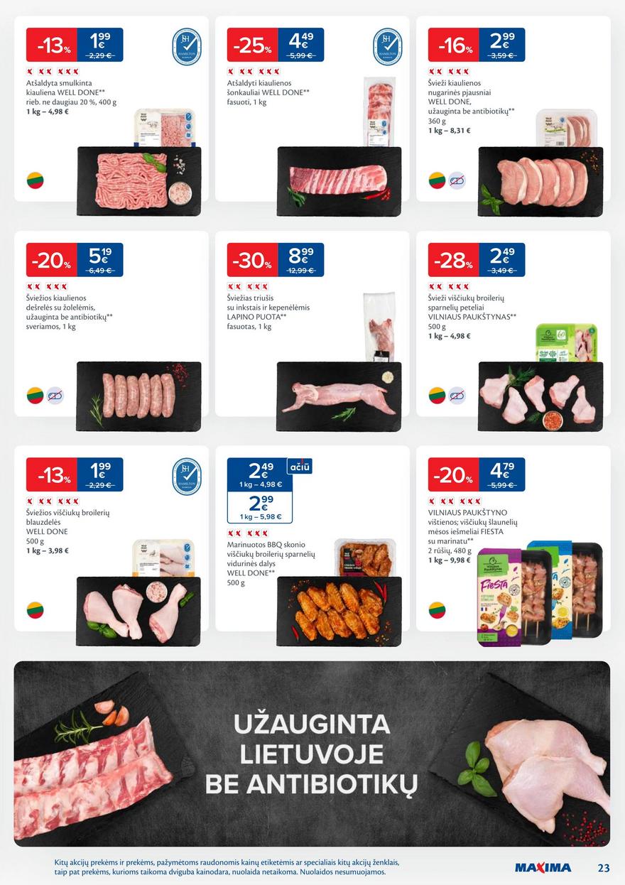 Maxima savaitinis leidinys akcijos nuo 
  2025-09-16 iki 
  2025-09-22 | Leidinukas.lt puslapis 23