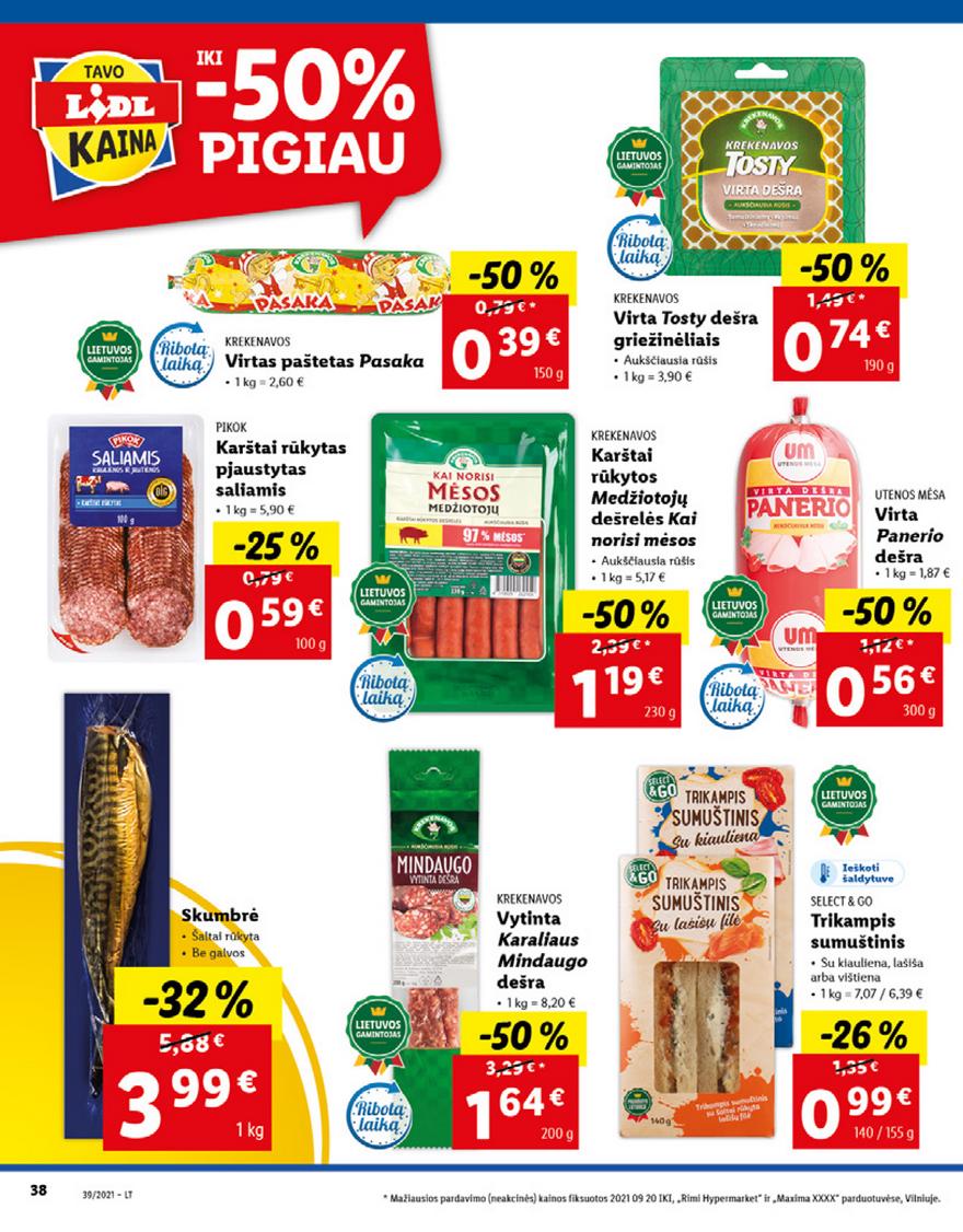 Lidl maisto prekių pasiūlymai akcijos nuo 
  2021-09-27 iki 
  2021-10-03 | Leidinukas.lt puslapis 38