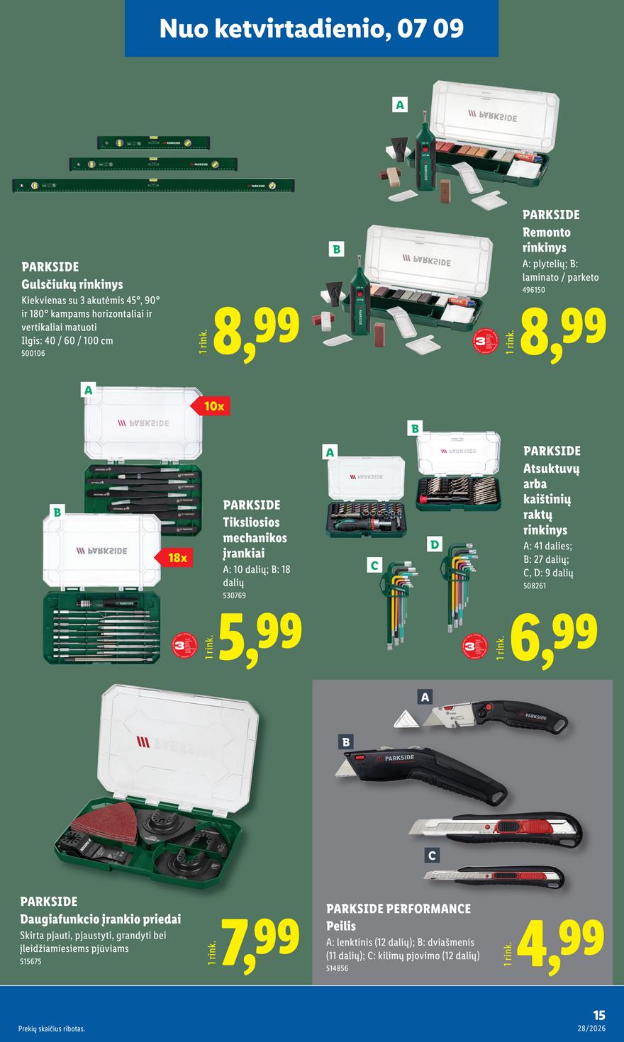 Lidl leidinys akcijos nuo 
  2026-07-06 iki 
  2026-07-12 | Leidinukas.lt puslapis 15